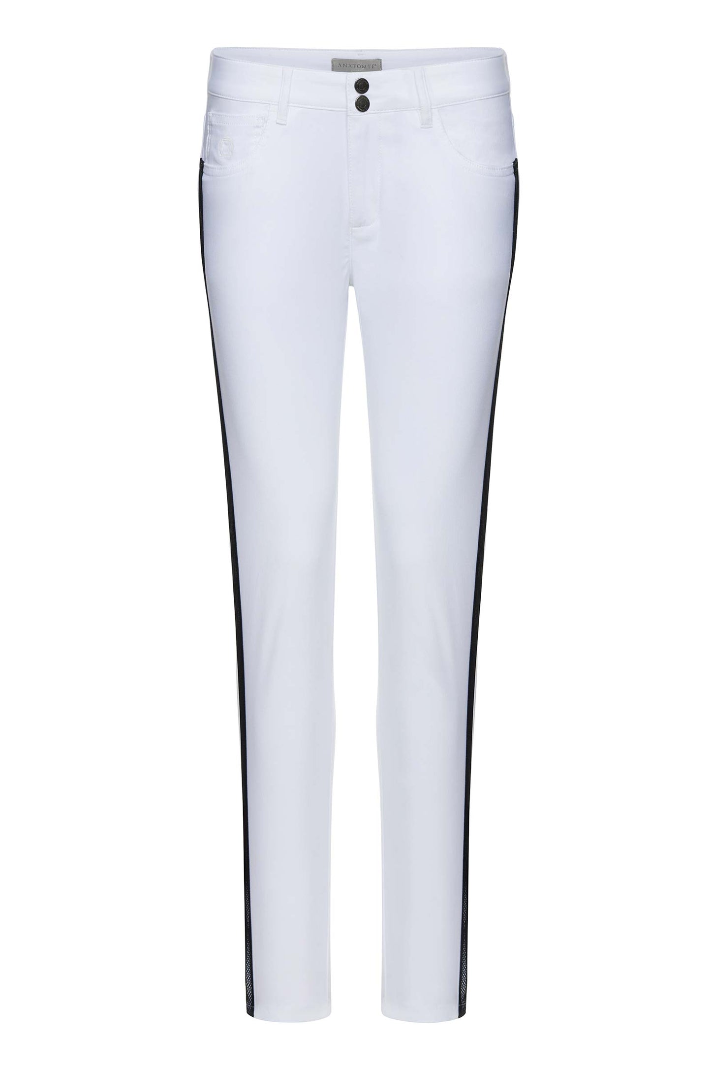 Luisa Skinny Jean Pant with Stripe