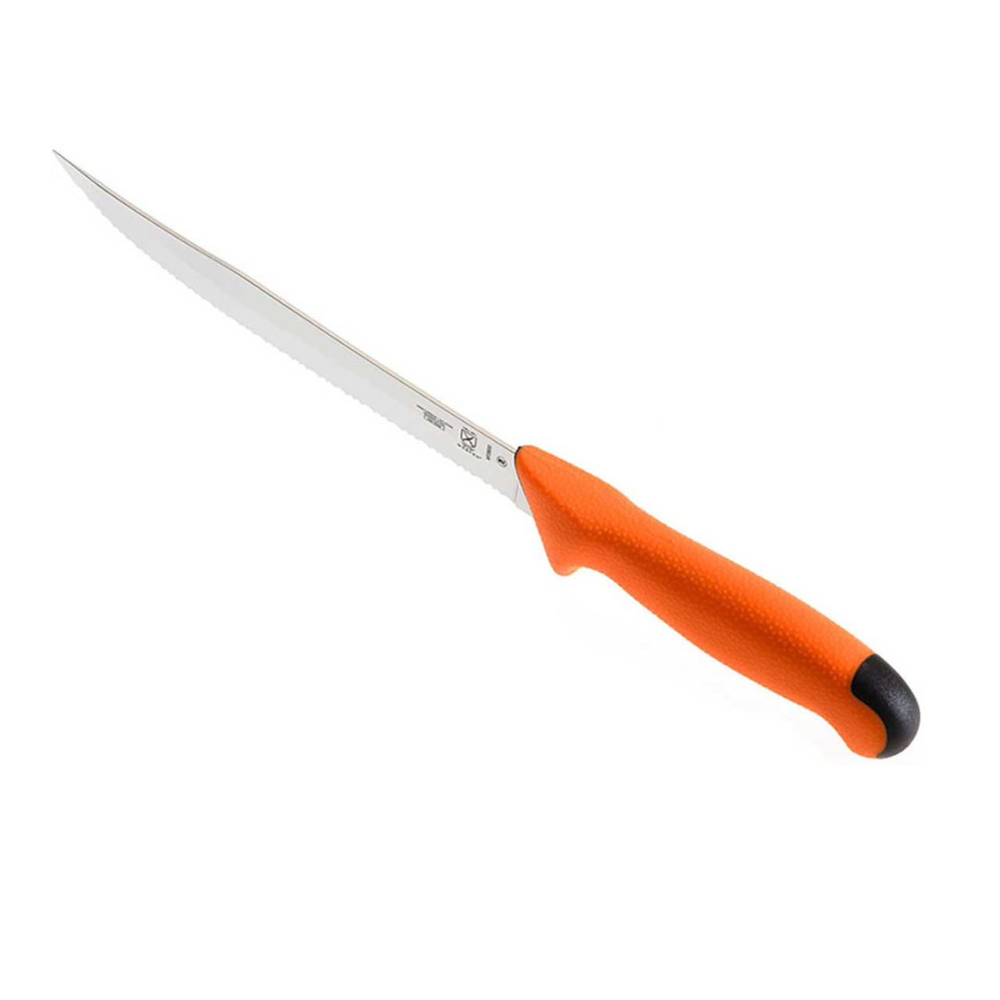 MERCER SPORT Orange Sport Handle Tiger Edge Slicer 8" Knife