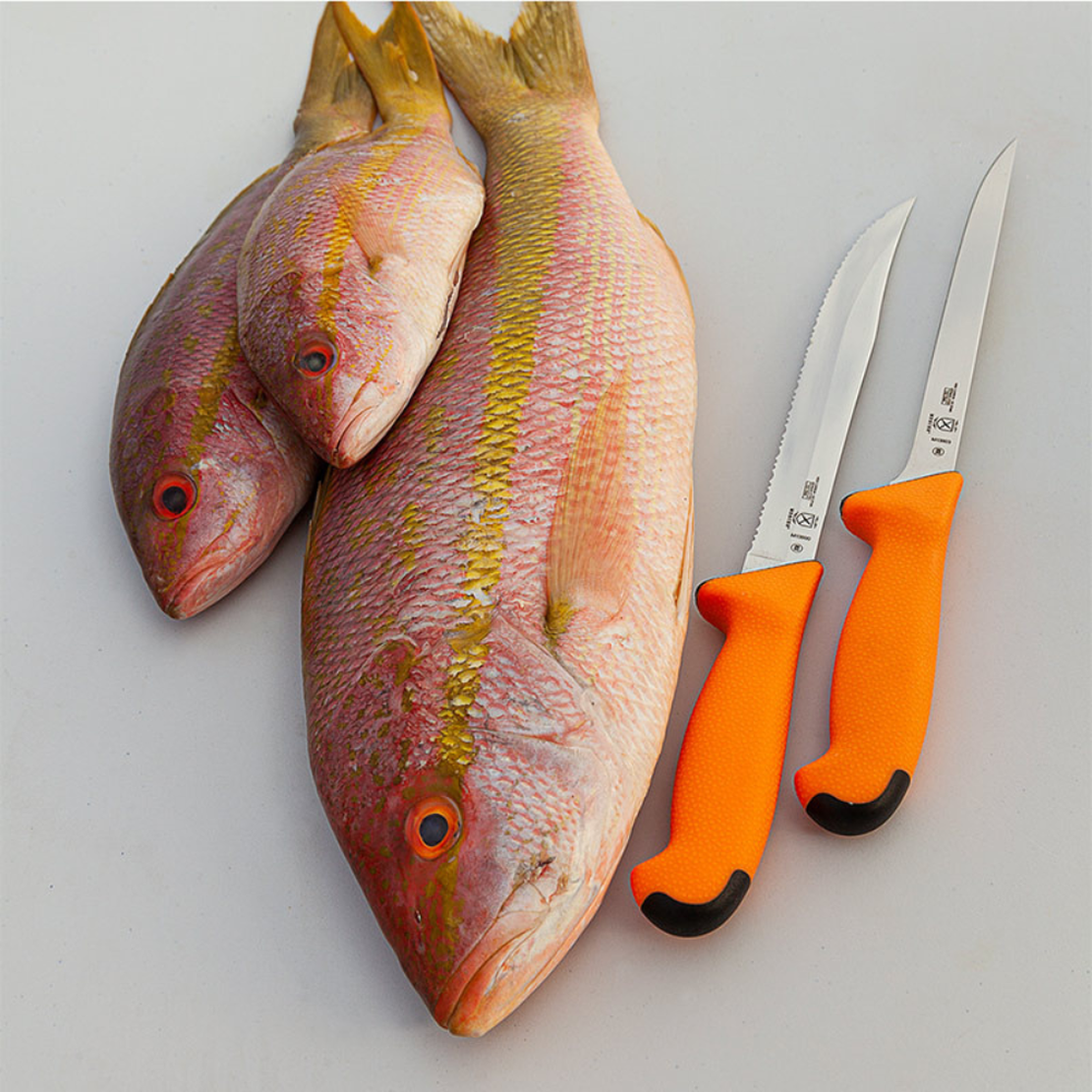 MERCER SPORT Orange Sport Handle Fillet 7" Knife