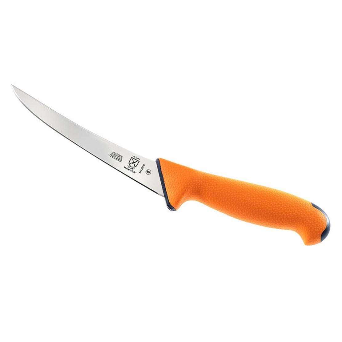 MERCER SPORT Flexible Curved Orange Sport Handle Boning 6" Knife