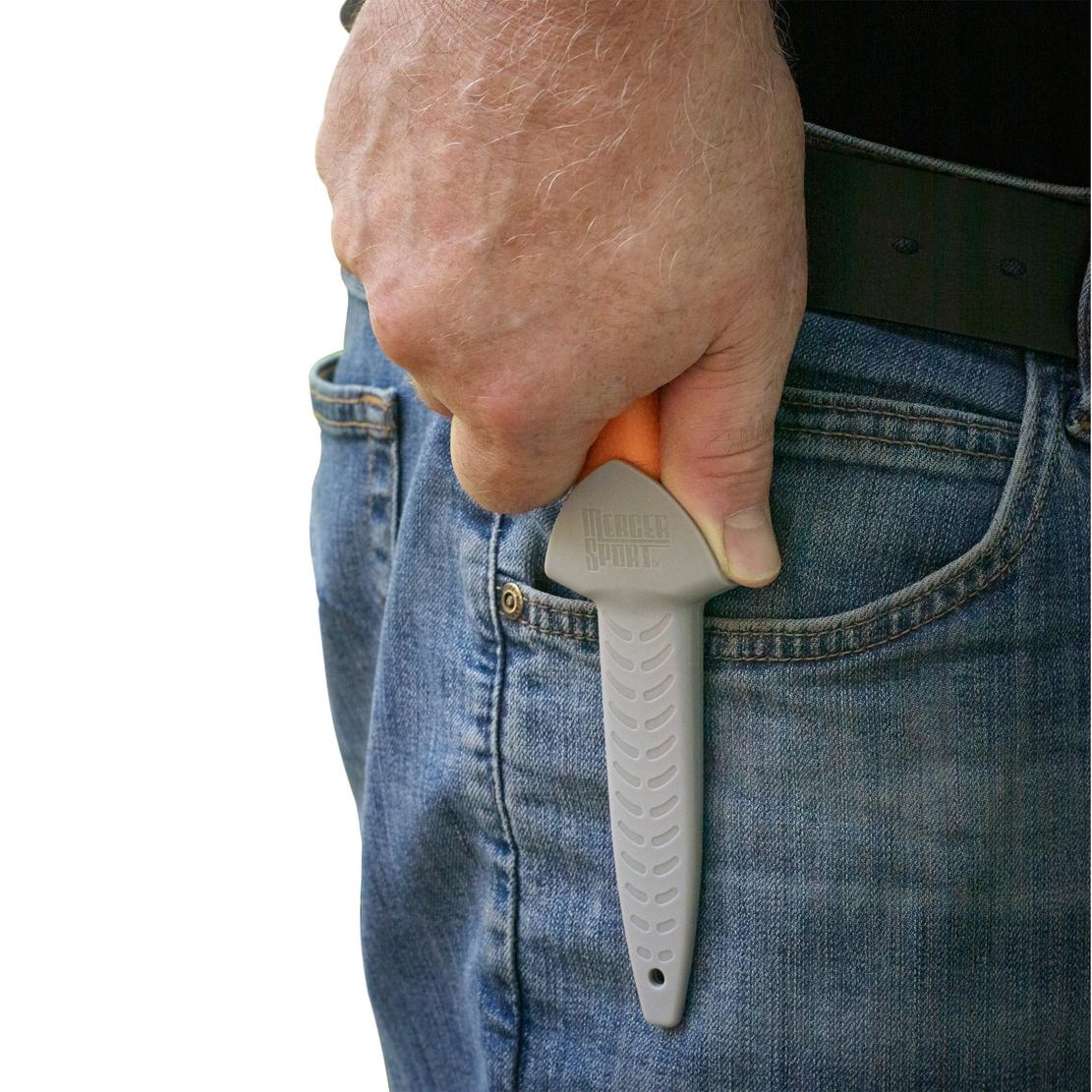 MERCER SPORT 4" Bait Knife with Sheath Retail Packaged