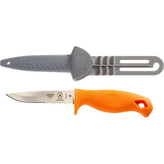 MERCER SPORT 4" Bait Knife with Sheath Retail Packaged