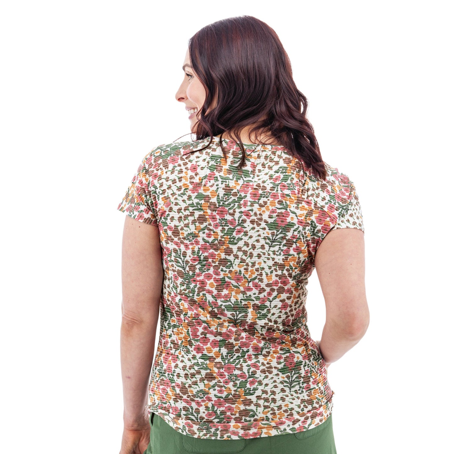 Charlie Floral Burnout Tee -  M14591YR