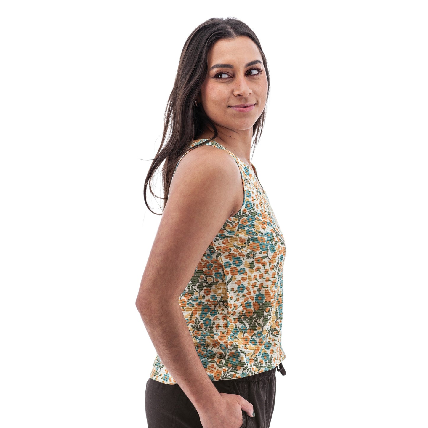 Charlie Burnout Print Tank Top - M17391YR