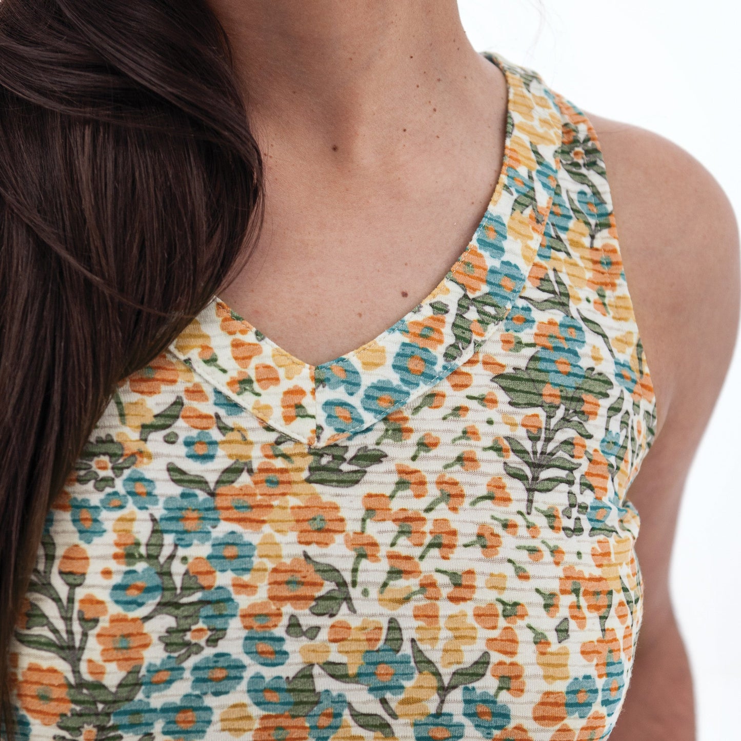 Charlie Burnout Print Tank Top - M17391YR