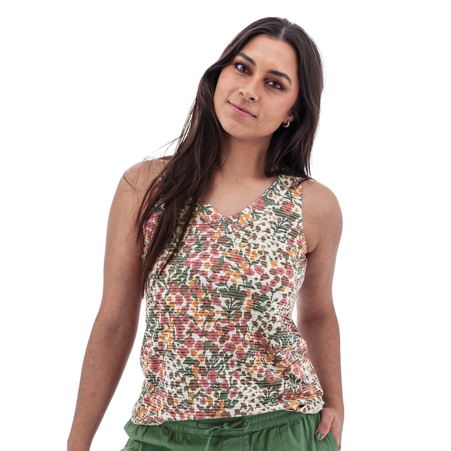 Charlie Burnout Print Tank Top - M17391YR
