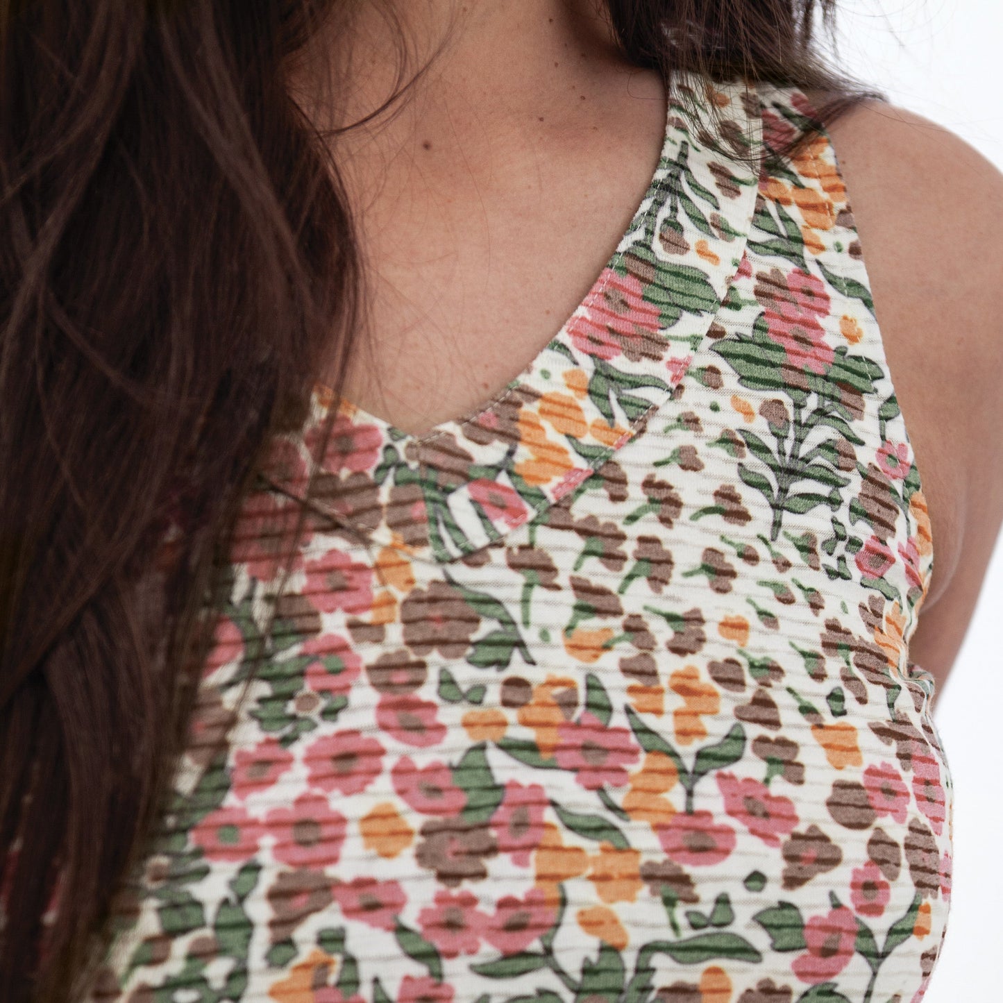 Charlie Burnout Print Tank Top - M17391YR