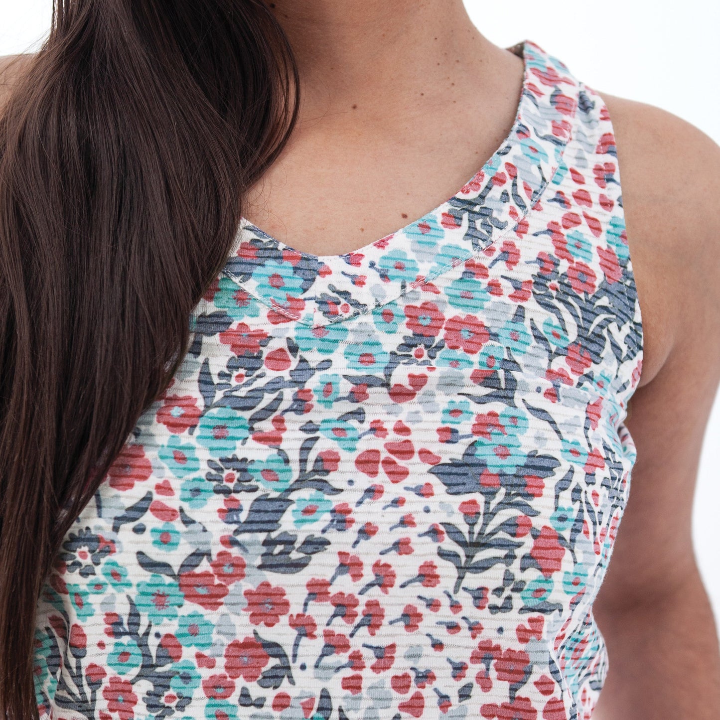 Charlie Burnout Print Tank Top - M17391YR