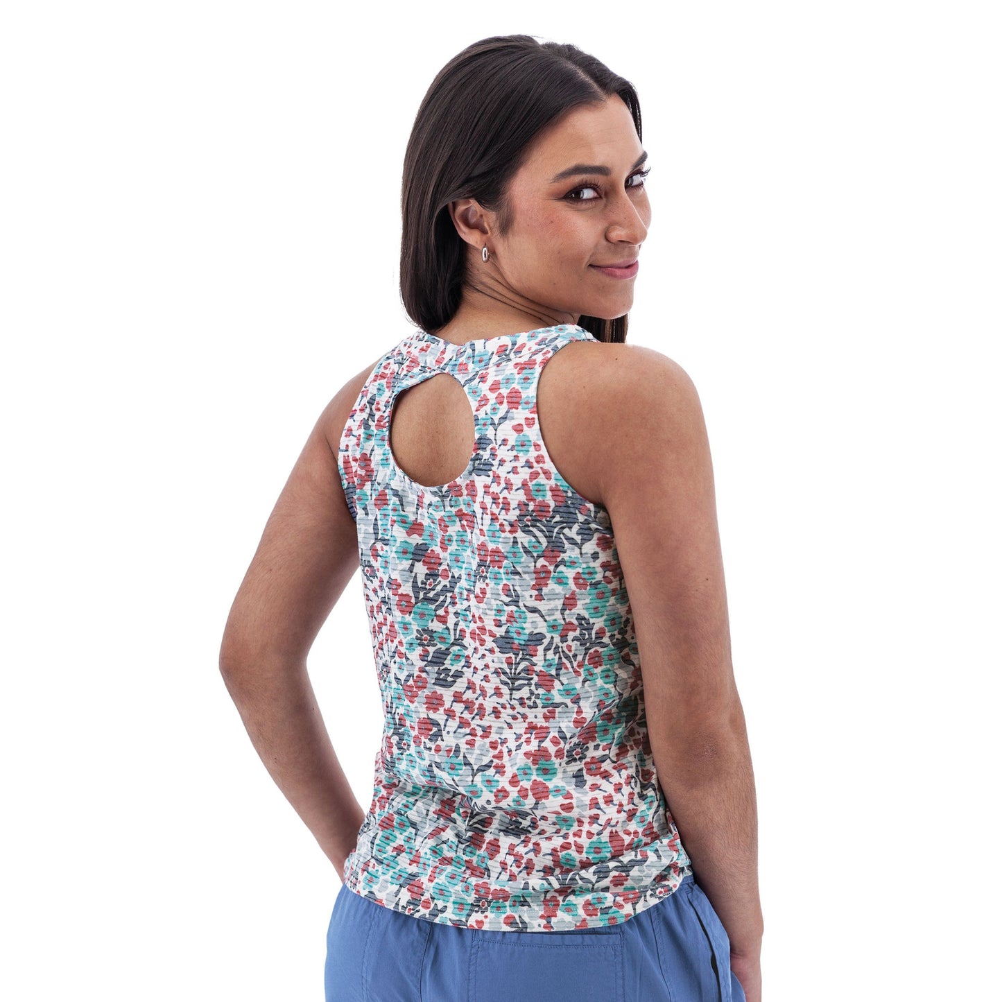 Charlie Burnout Print Tank Top - M17391YR