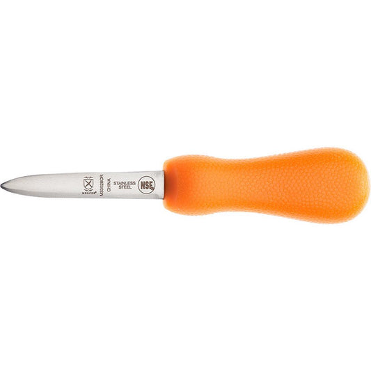 MERCER SPORT Orange Sport Handle 3" Oyster Knife Boston Style