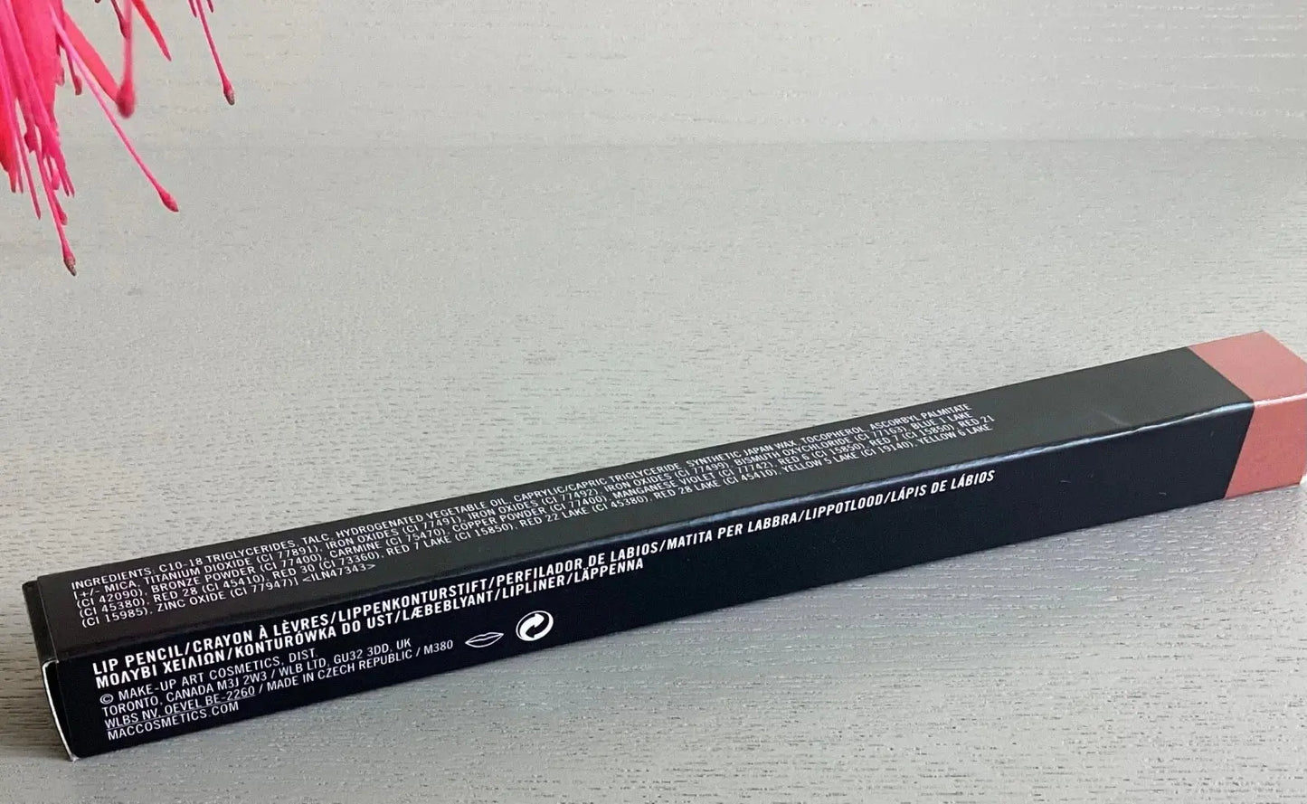 MAC Lip Pencil Whirl Dirty Rose Shade - Long-Lasting Lip Liner 1.45g