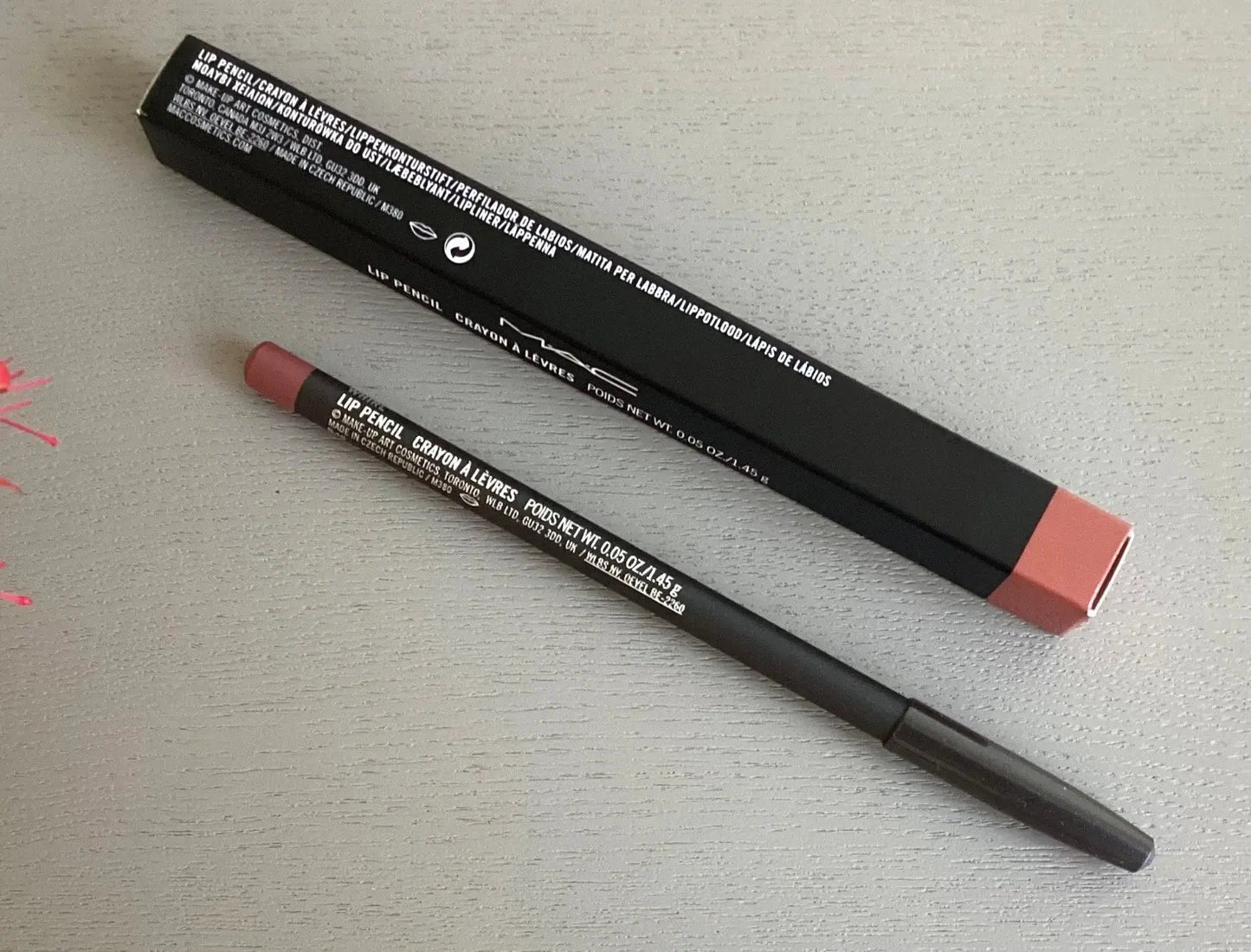 MAC Lip Pencil Whirl Dirty Rose Shade - Long-Lasting Lip Liner 1.45g