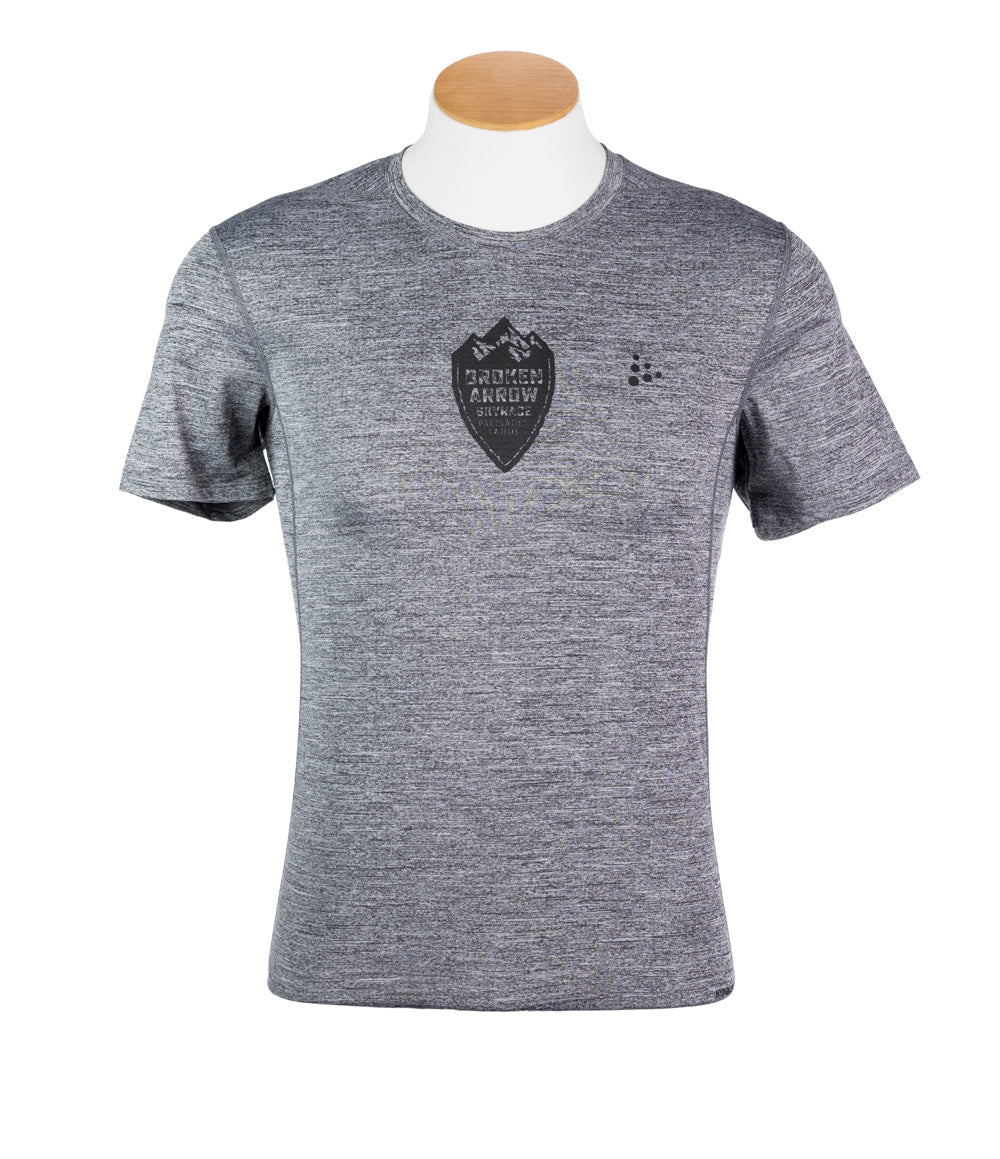 M BA Adv Essence Melange SS Tee