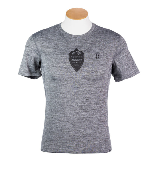 M BA Adv Essence Melange SS Tee