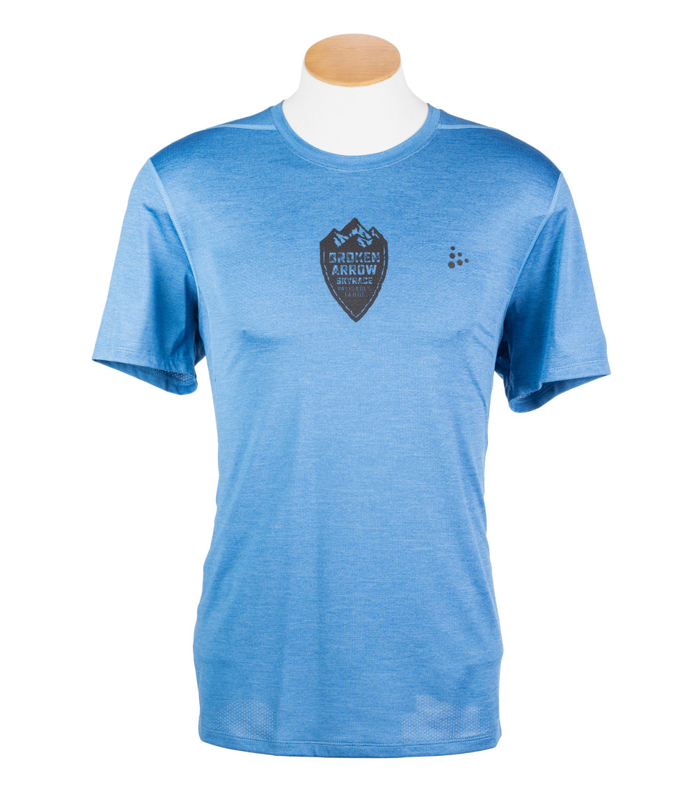 M BA Adv Essence Melange SS Tee