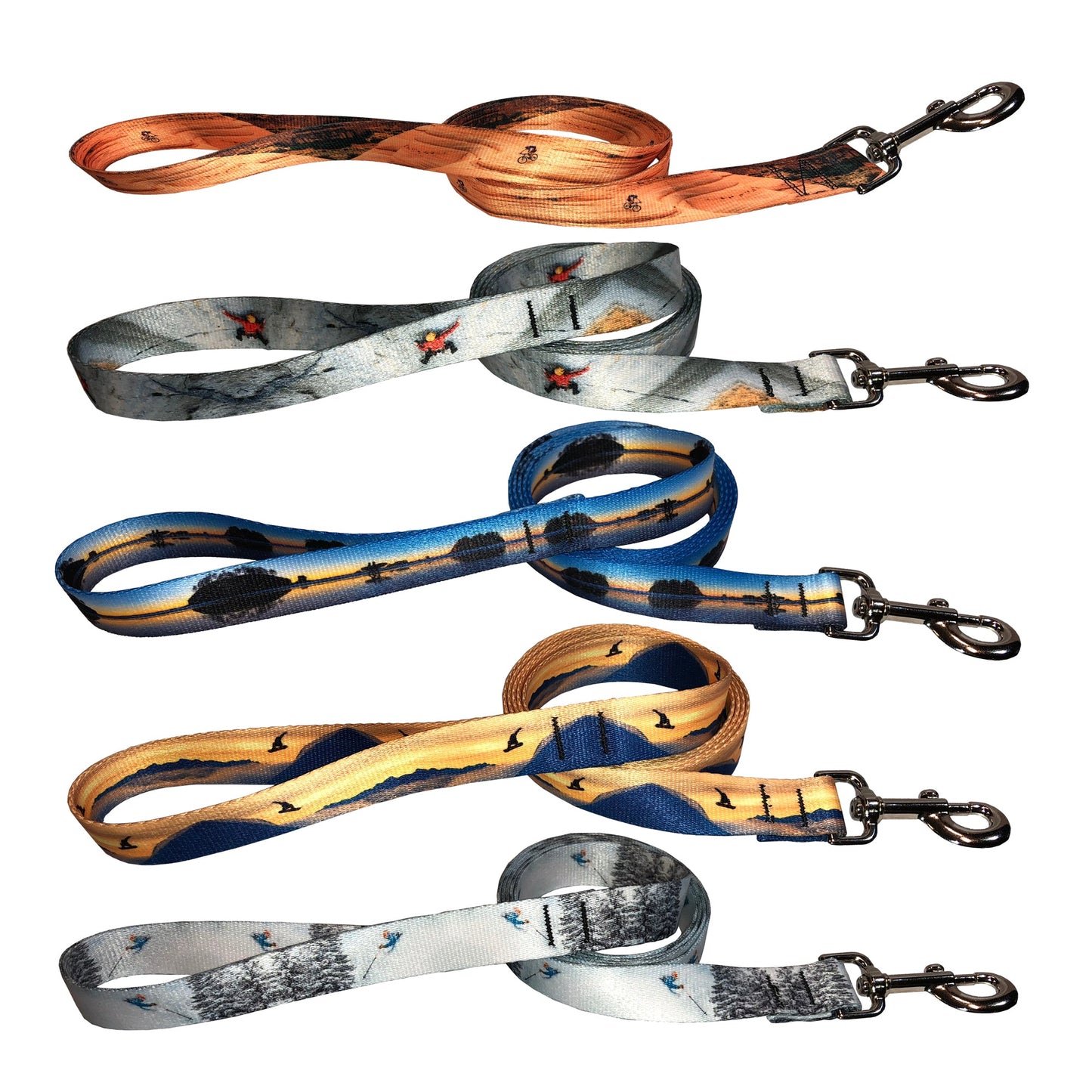 Mountaincognito Two Surfers Dog Leash