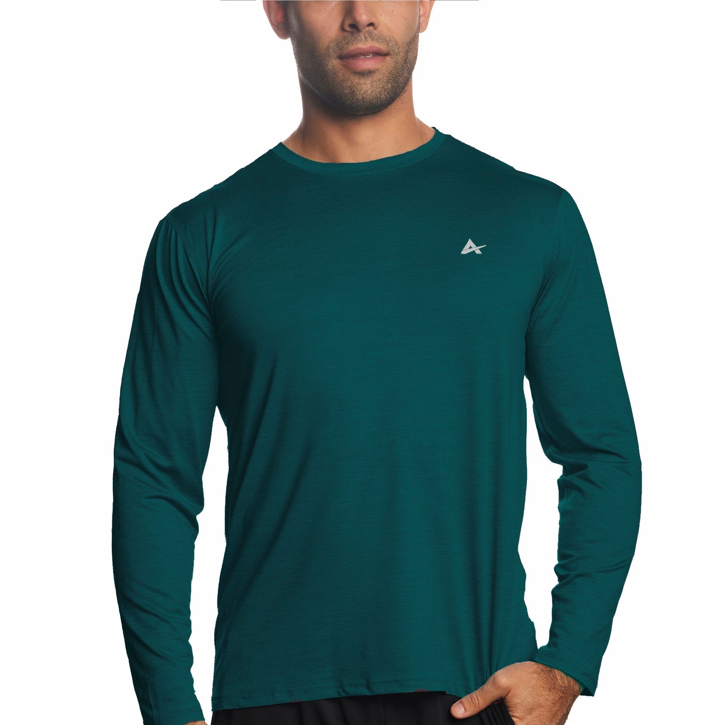 Men's Cooling Crew Neck Long Sleeve T-Shirt - CLOSEOUT