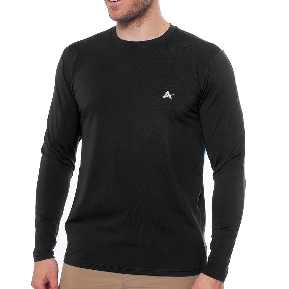 Men's Cooling Crew Neck Long Sleeve T-Shirt - CLOSEOUT