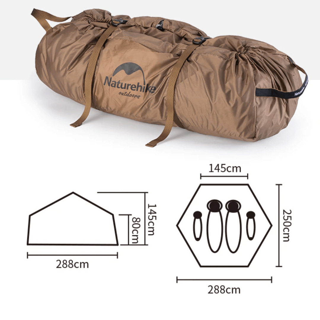 Naturehike MG Hexagonal Tent For 3-4 Persons