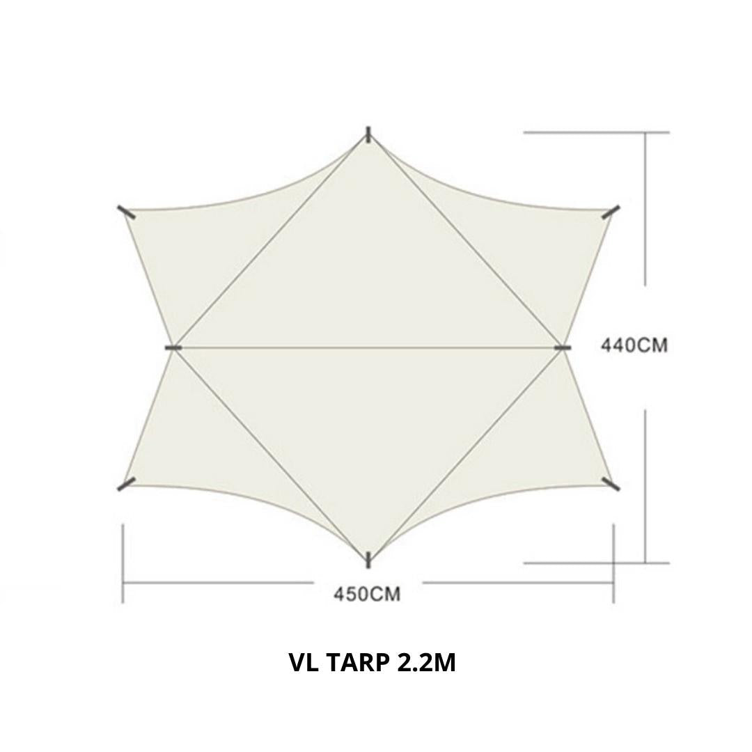 Vidalido Monster Tarp Flywings 2.2M & 2.4M