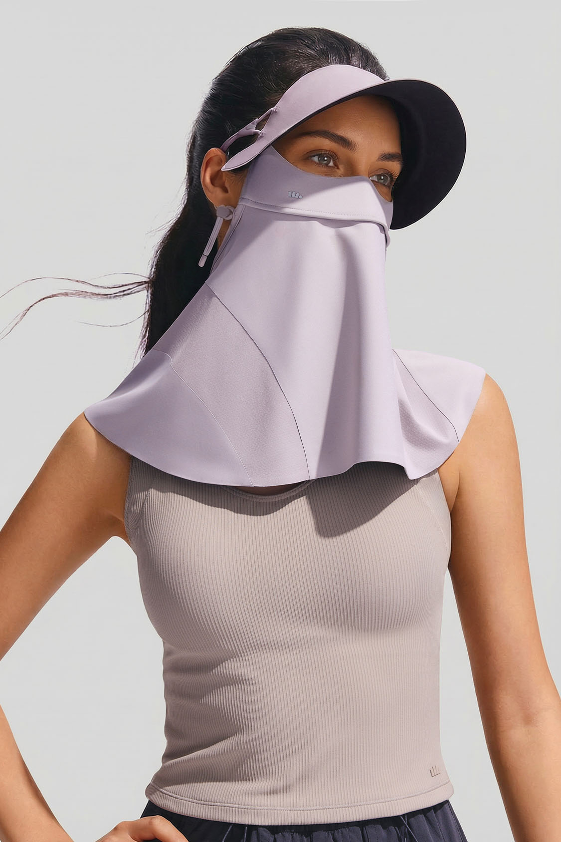 Women's Brimmed Neck Sun Protection Face Cover UPF 2000+ MP356