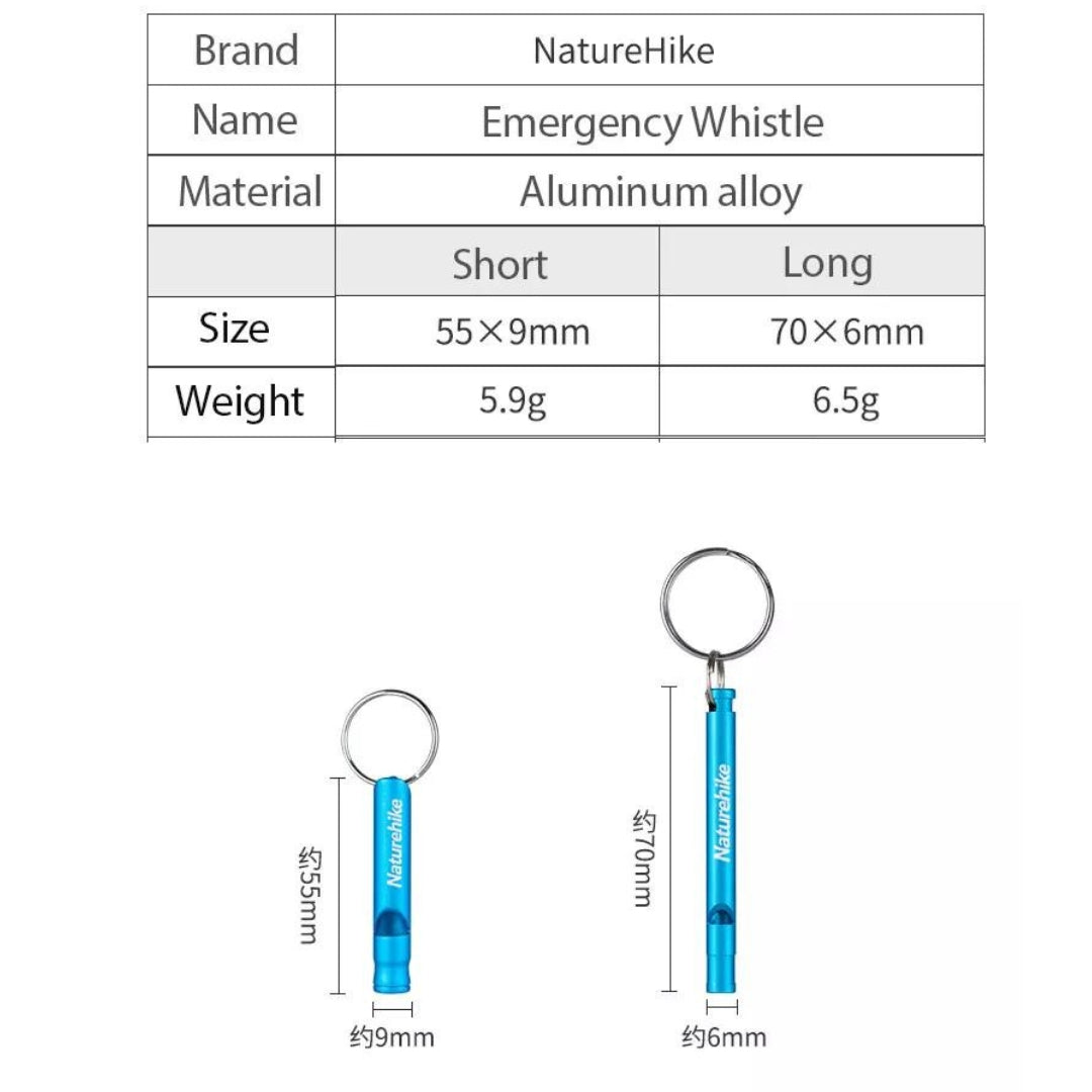 Naturehike NH15A002-J Emergency Whistle	- Long
