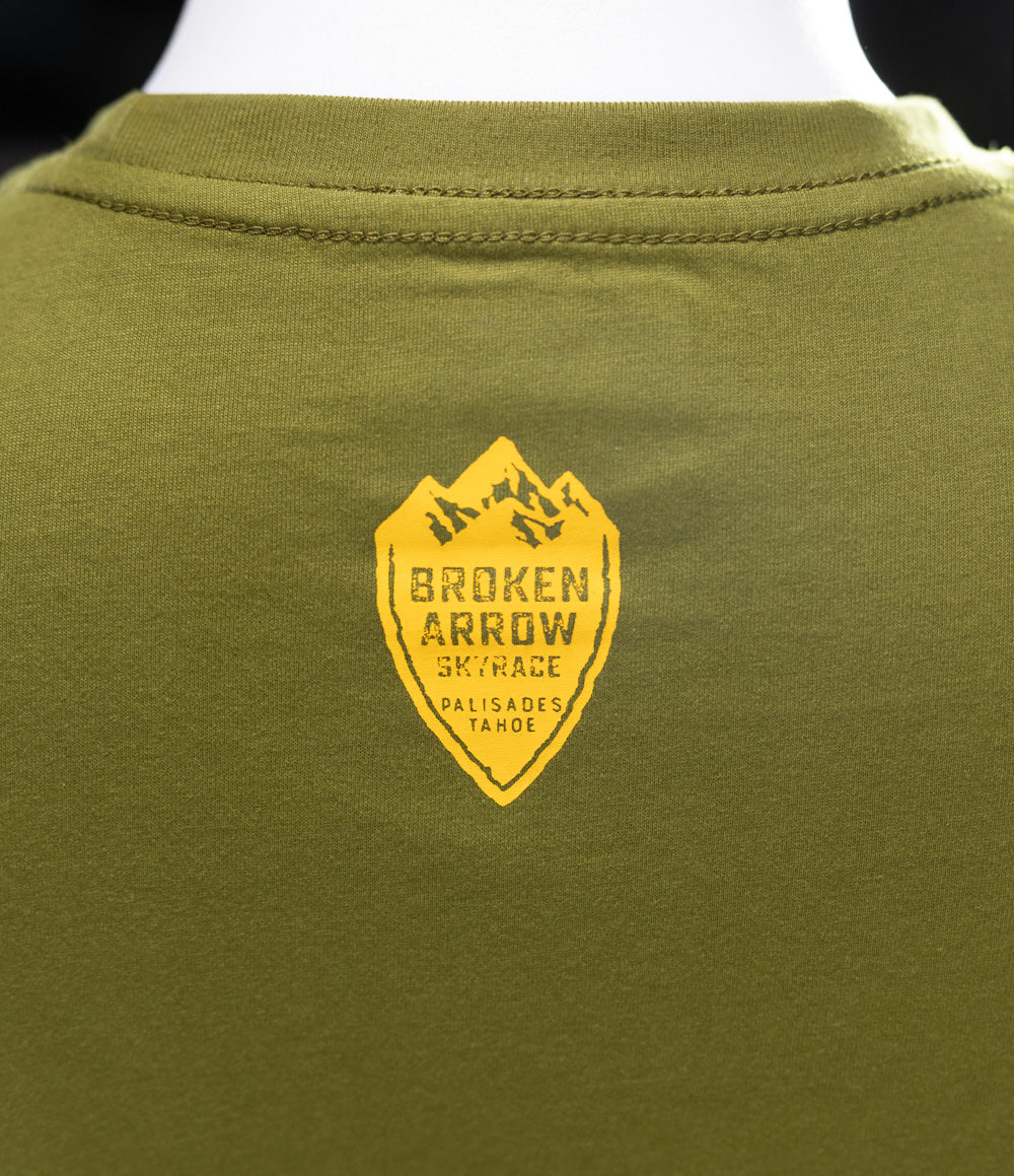 M Broken Arrow Script Logo SS Tee