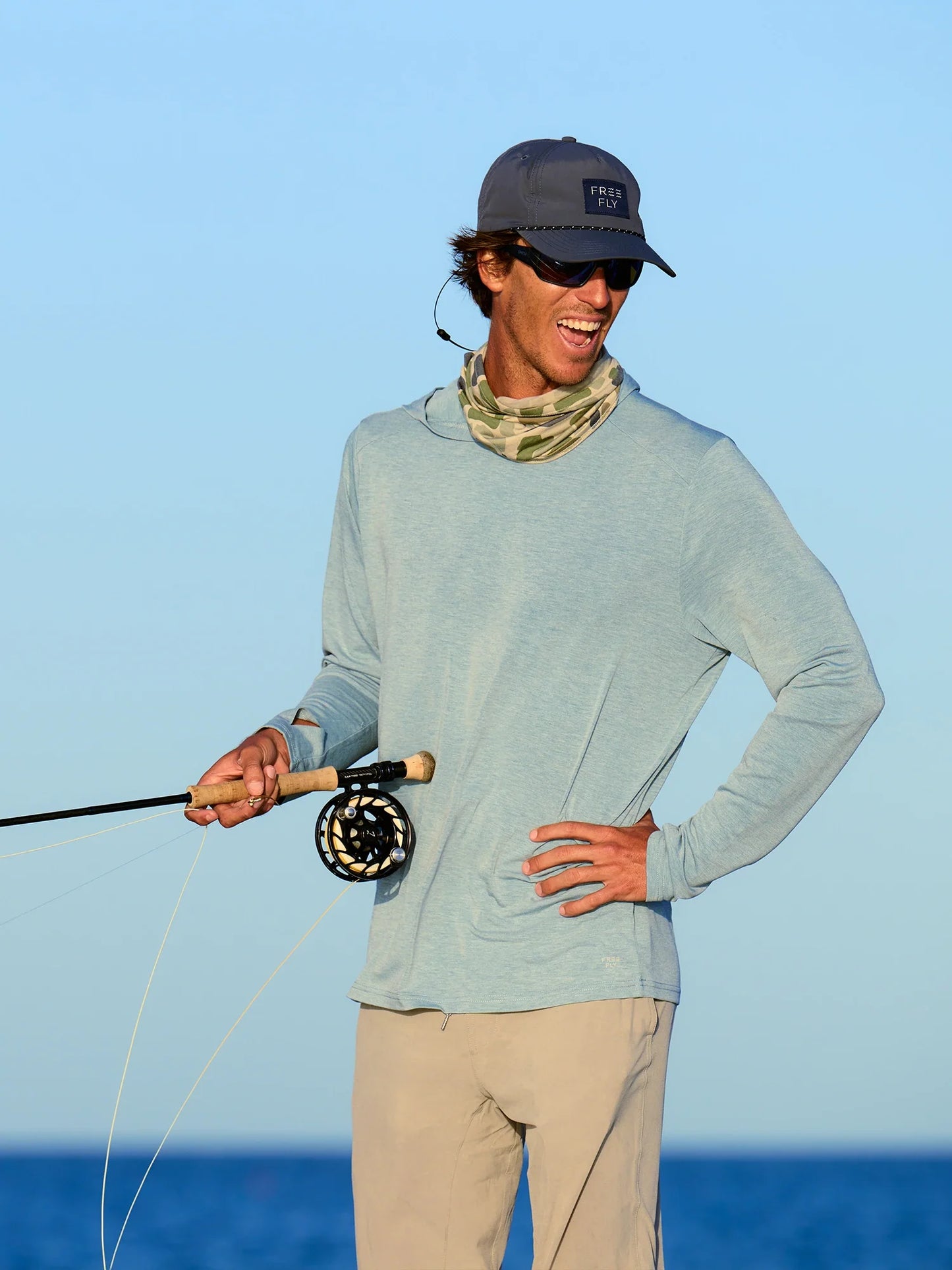 Men's Bamboo Shade Hoodie - Heather Russet