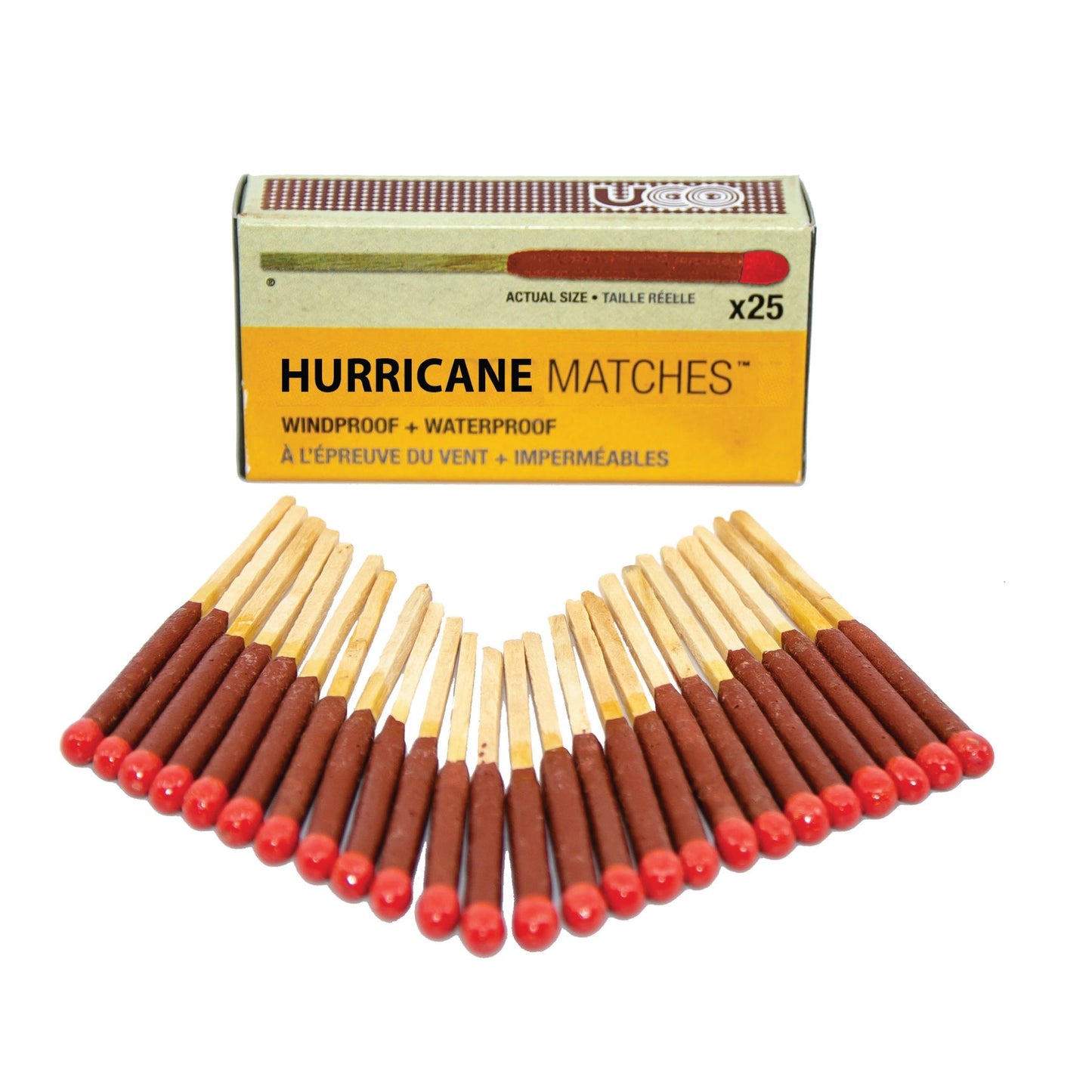 Hurricane Matches, 25-Pack