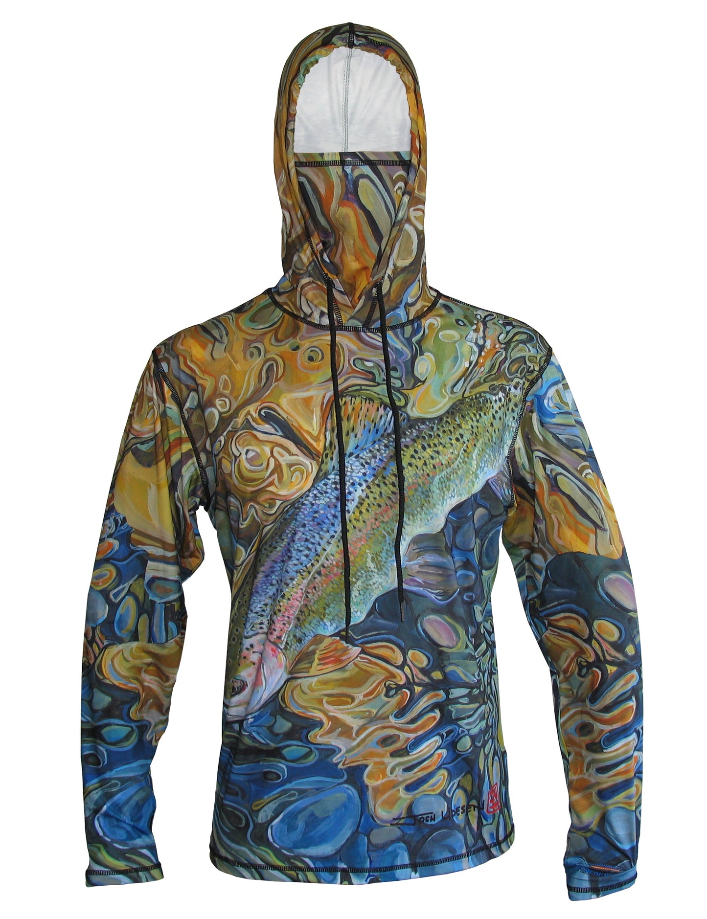 Magic Waters Rainbow Trout Graphic Fishing Hoodie