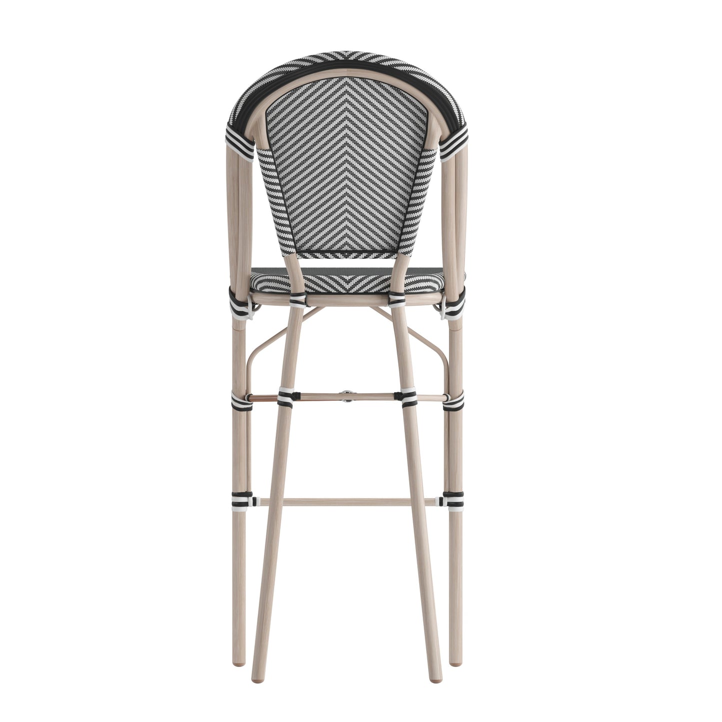 Marseille Stackable Indoor/Outdoor Bistro 30" High Barstool, Commercial Grade