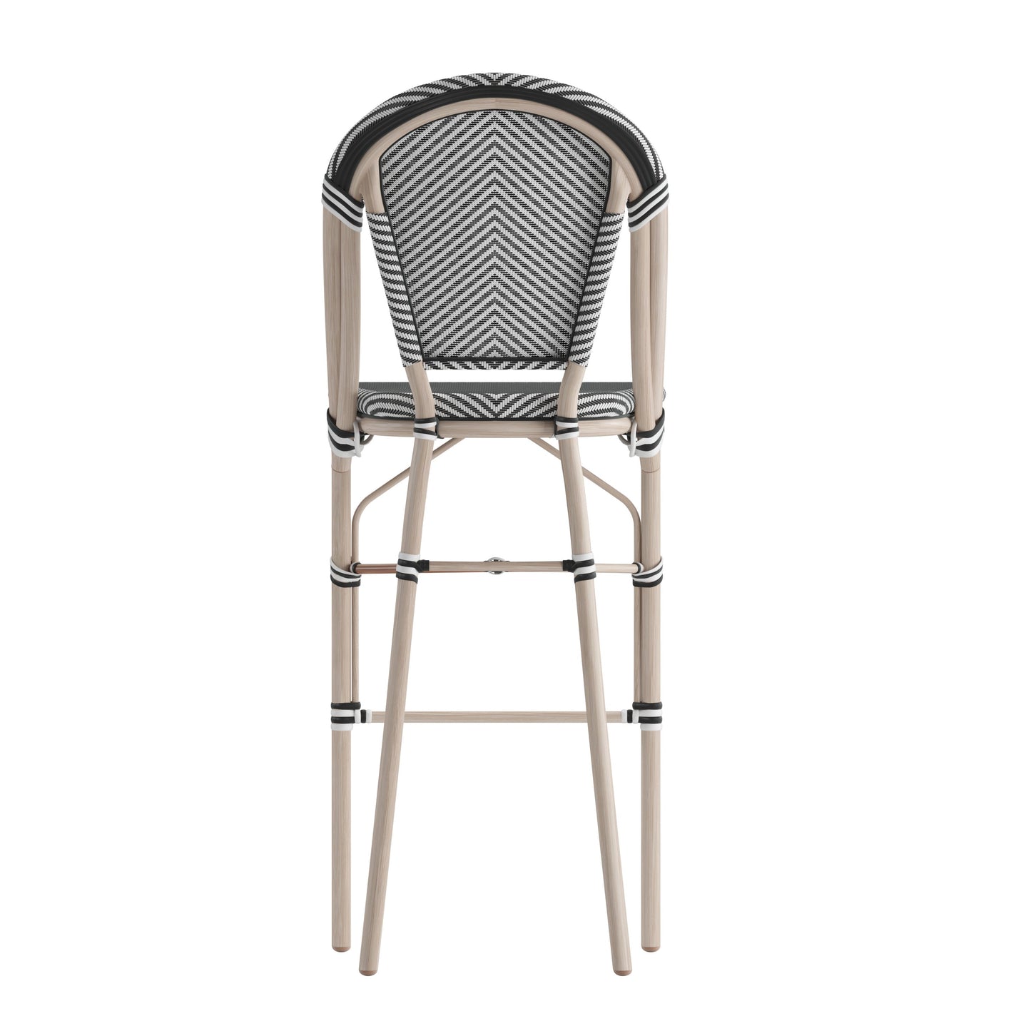 Marseille Stackable Indoor/Outdoor Bistro 30" High Barstool, Commercial Grade