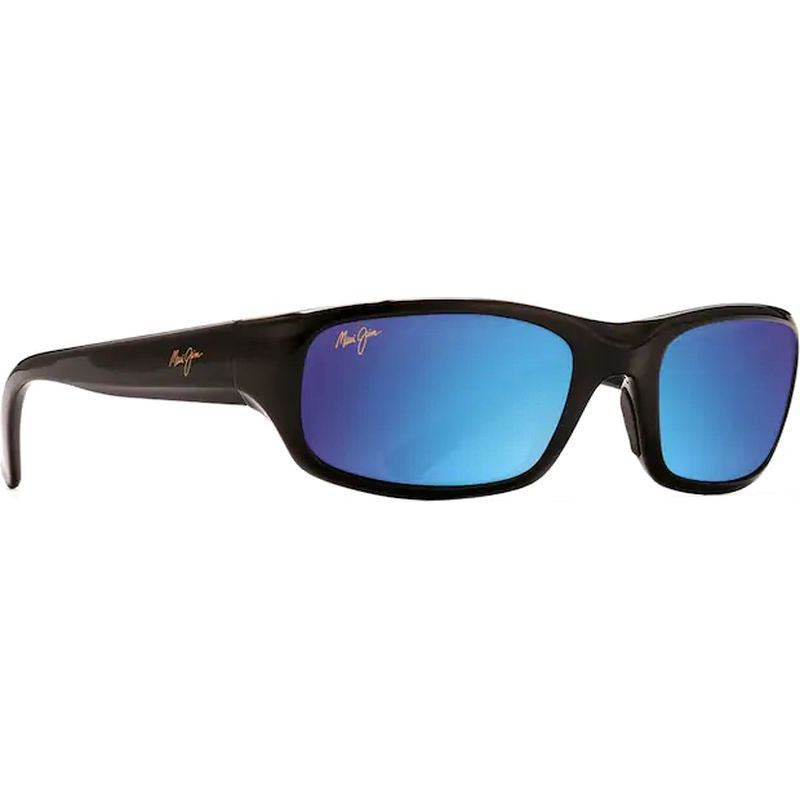 MAUI JIM MYMAUI STINGRAY Sunglasses Gloss Black | Blue Hawaii Super Thin Glass