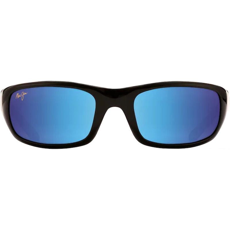 MAUI JIM MYMAUI STINGRAY Sunglasses Gloss Black | Blue Hawaii Super Thin Glass