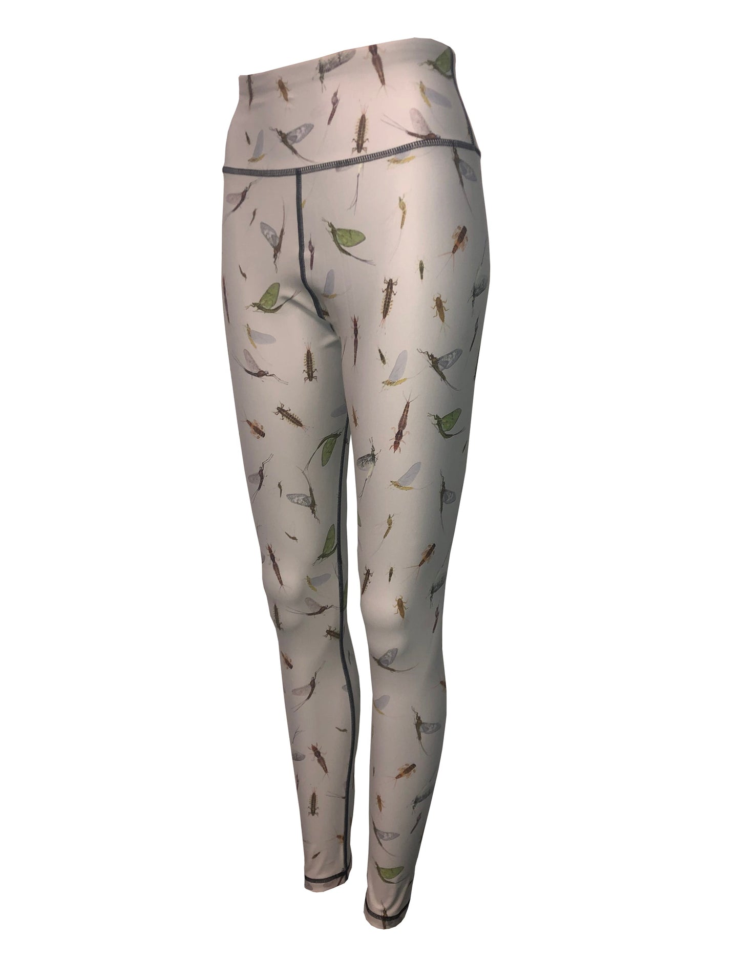 Mayfly Fish Print Patterned All Sport Leggings