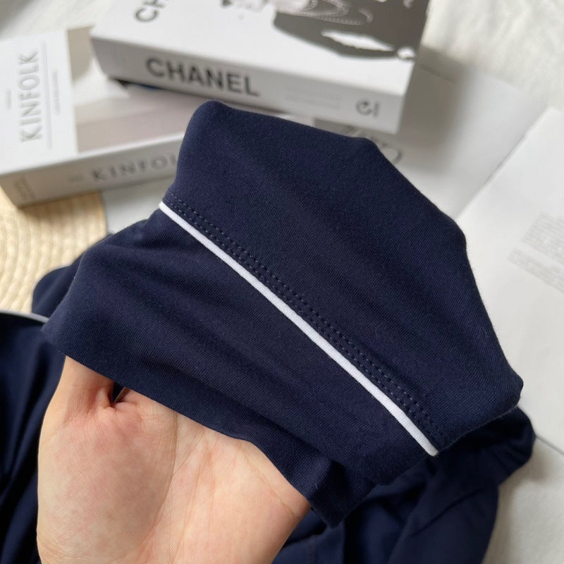 Men Milk Fiber Long sleeves Pajama Set