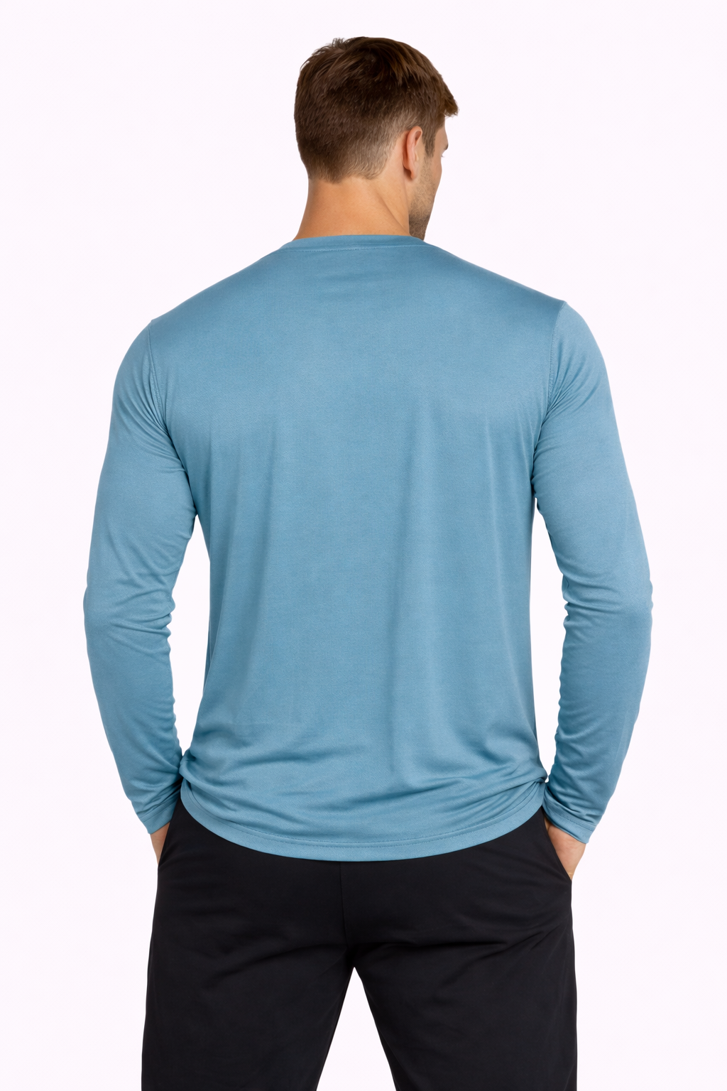 Men's Cooling Crew Neck Long Sleeve T-Shirt - CLOSEOUT