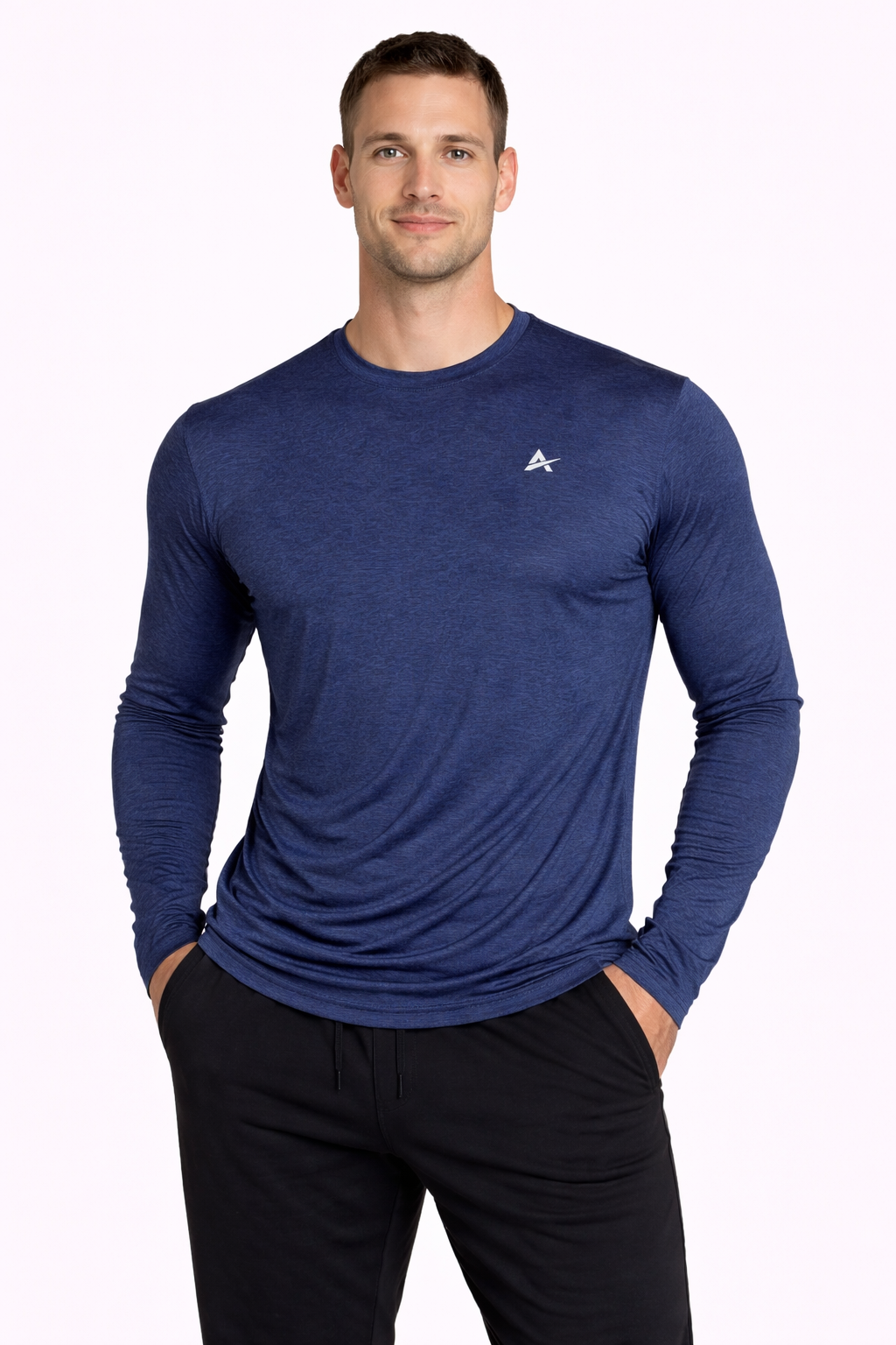 Men's Cooling Crew Neck Long Sleeve T-Shirt - CLOSEOUT