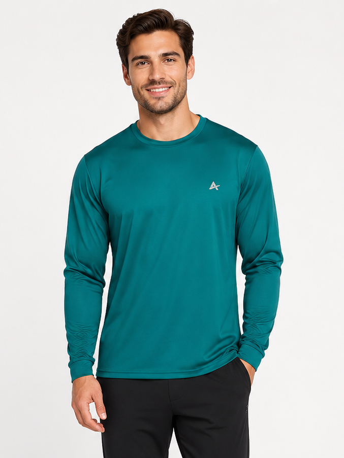 Men's Cooling Crew Neck Long Sleeve T-Shirt - CLOSEOUT