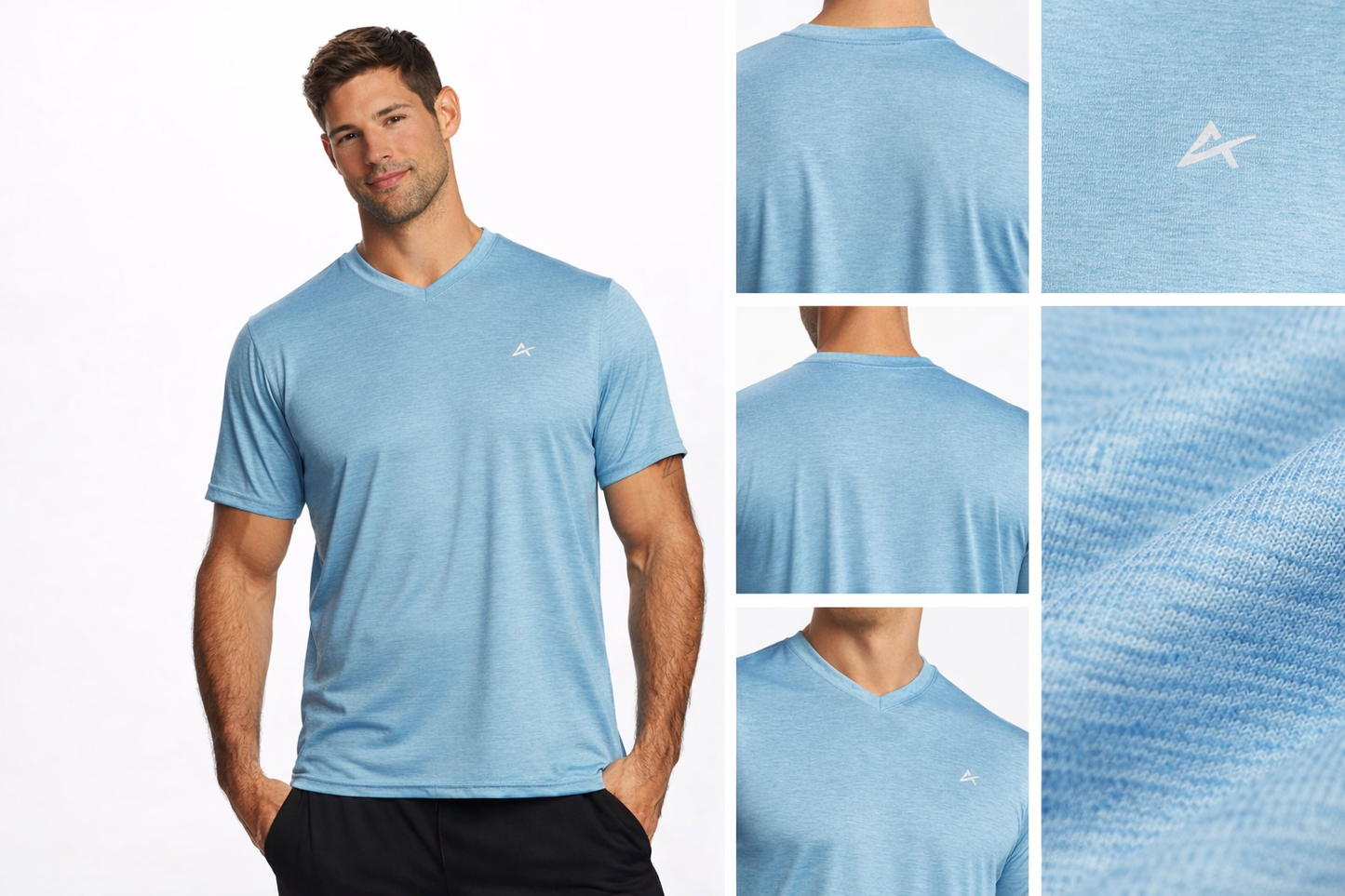 Men's Cooling V-Neck T-Shirt - CLOSEOUT