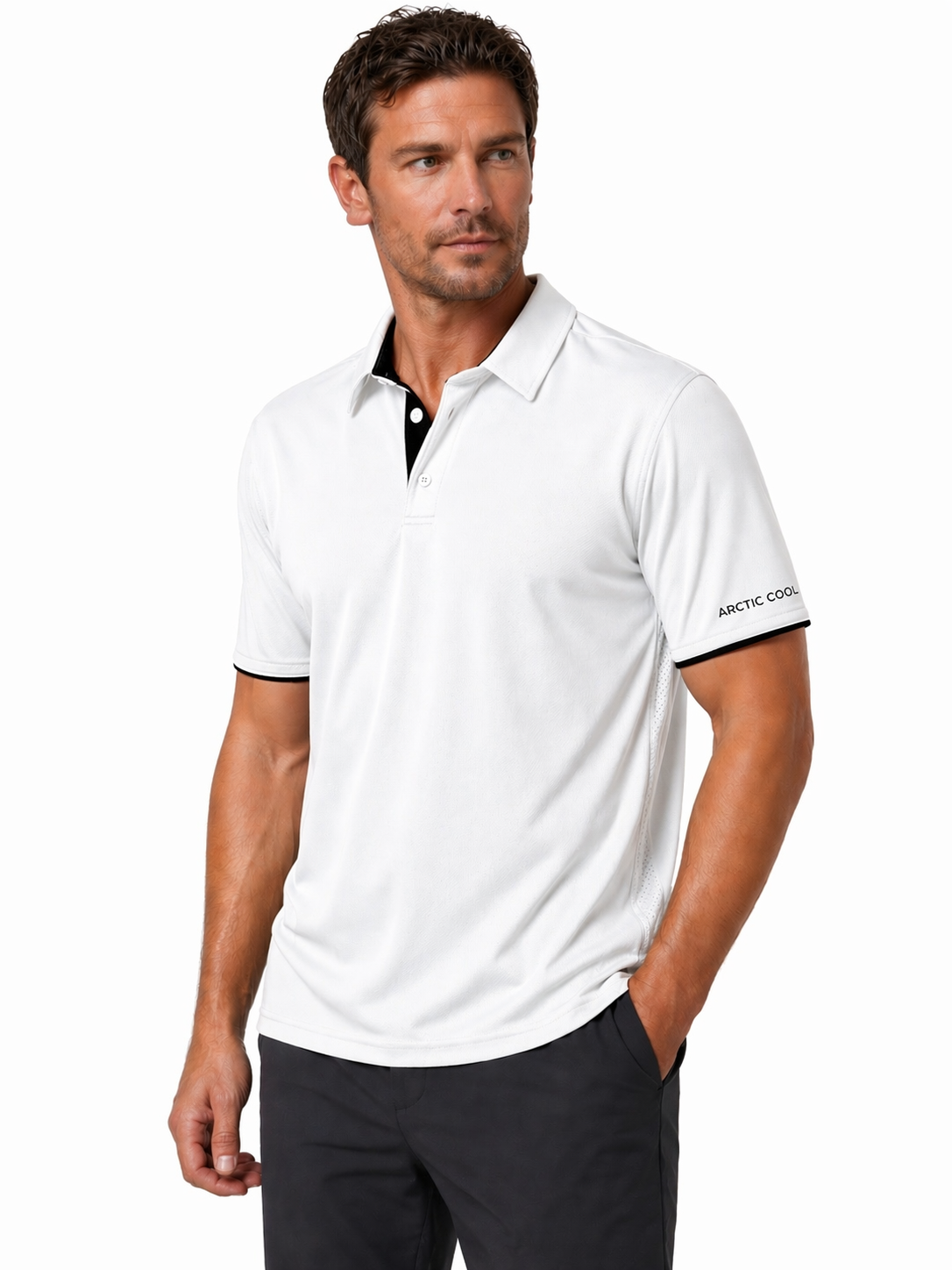Men's Vortex Vent™ Cooling Polo - ChillGrid™ - CLOSEOUT
