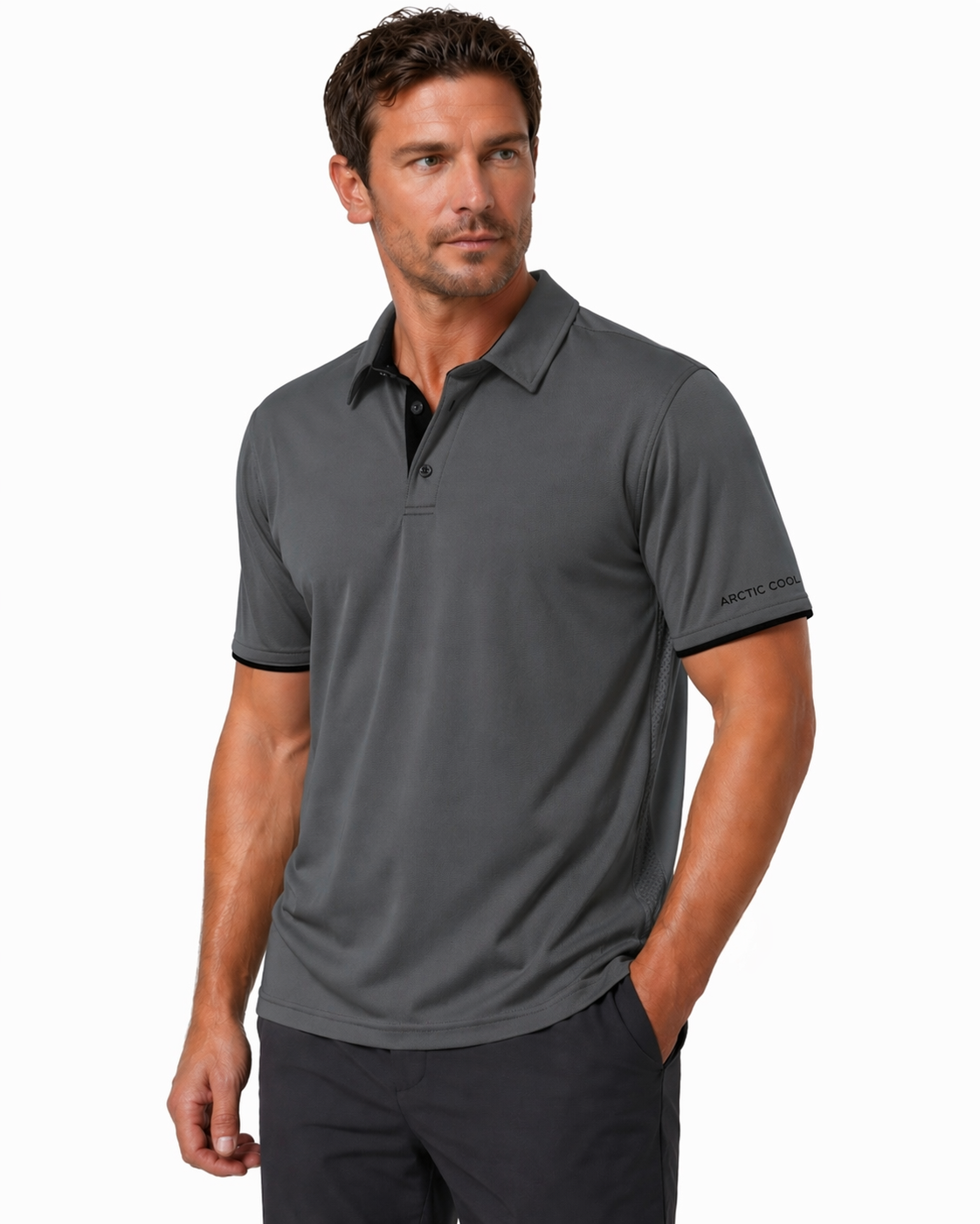 Men's Vortex Vent™ Cooling Polo - ChillGrid™ - CLOSEOUT