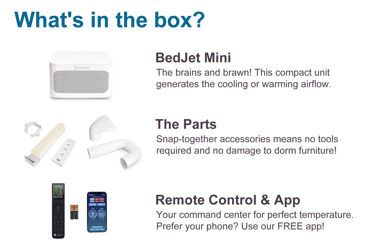 BedJet 3 Mini For Students