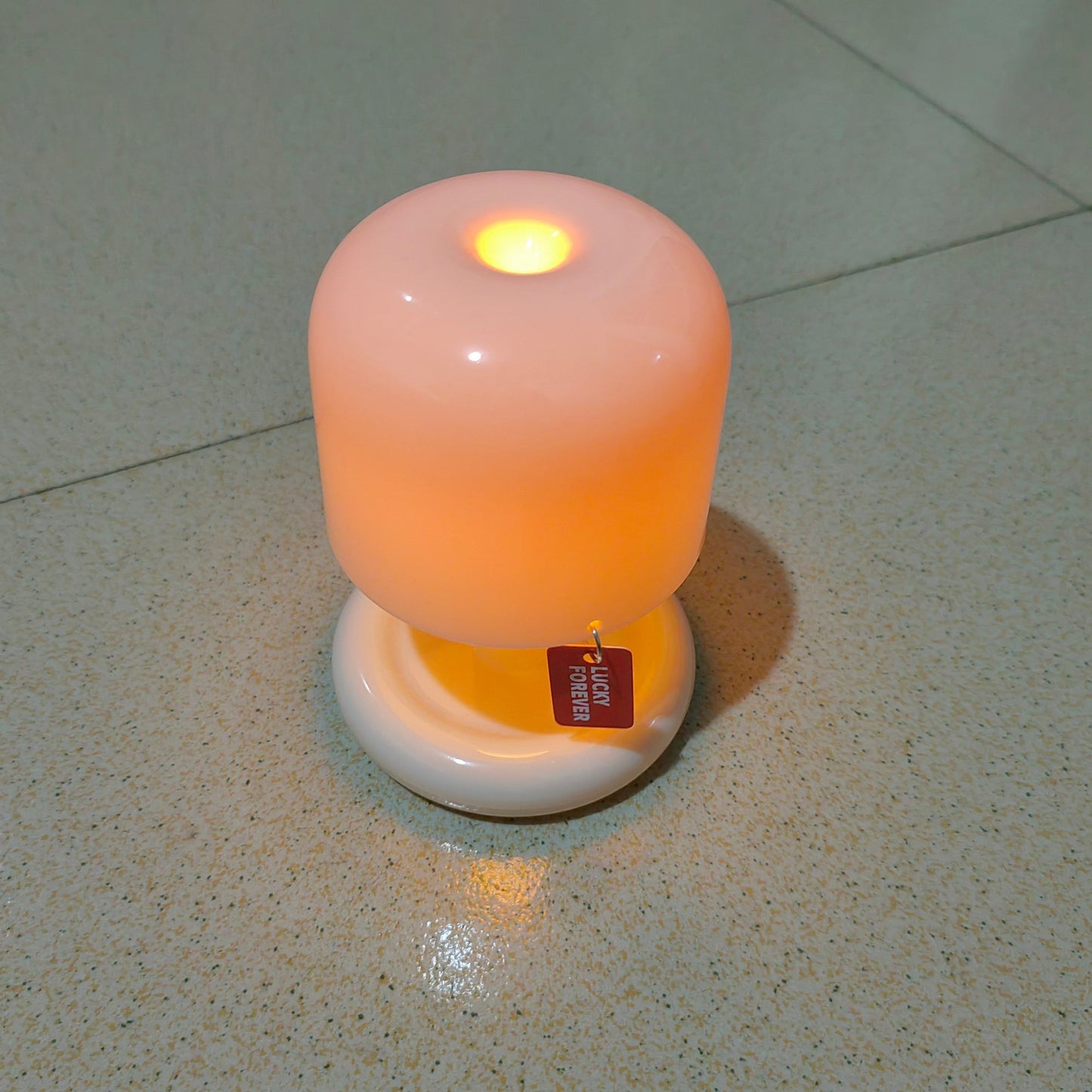 Mini Mushroom Table Lamp With Rounded Base