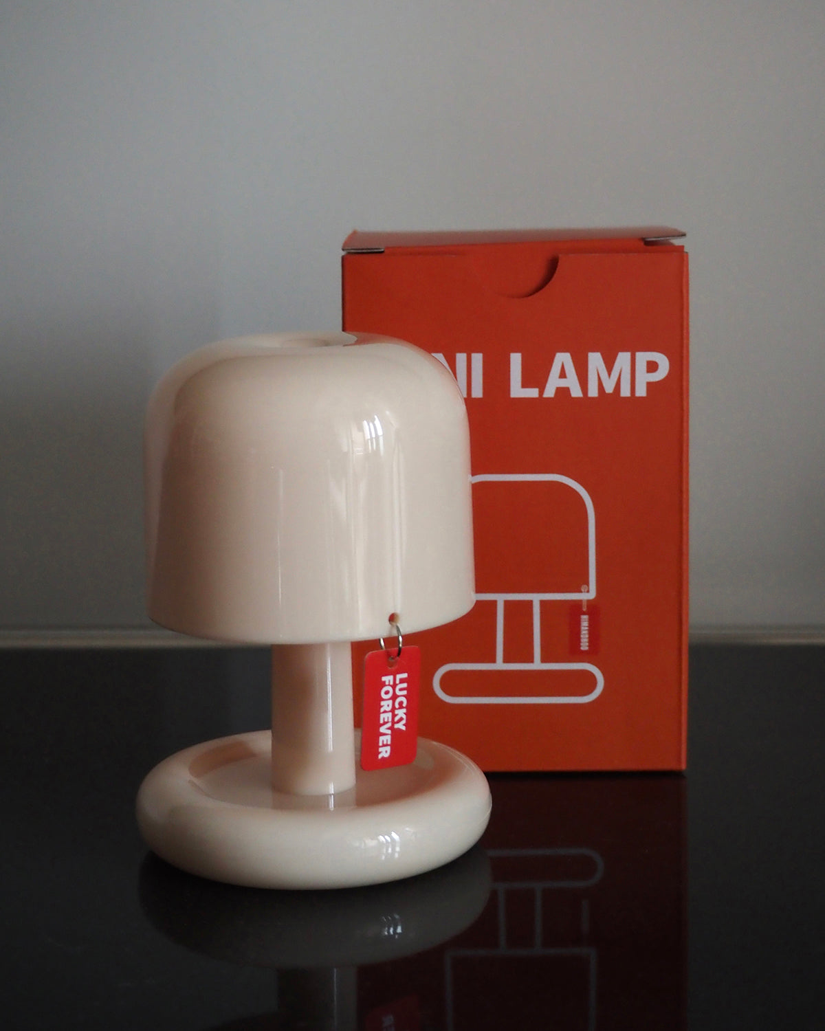 Mini Mushroom Table Lamp With Rounded Base