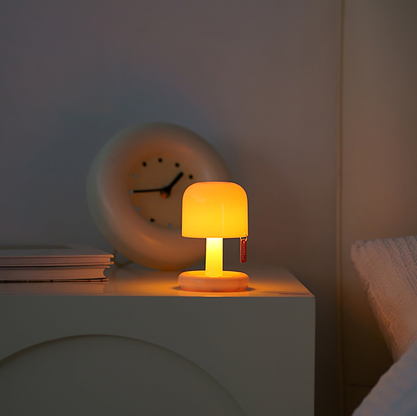 Mini Mushroom Table Lamp With Rounded Base