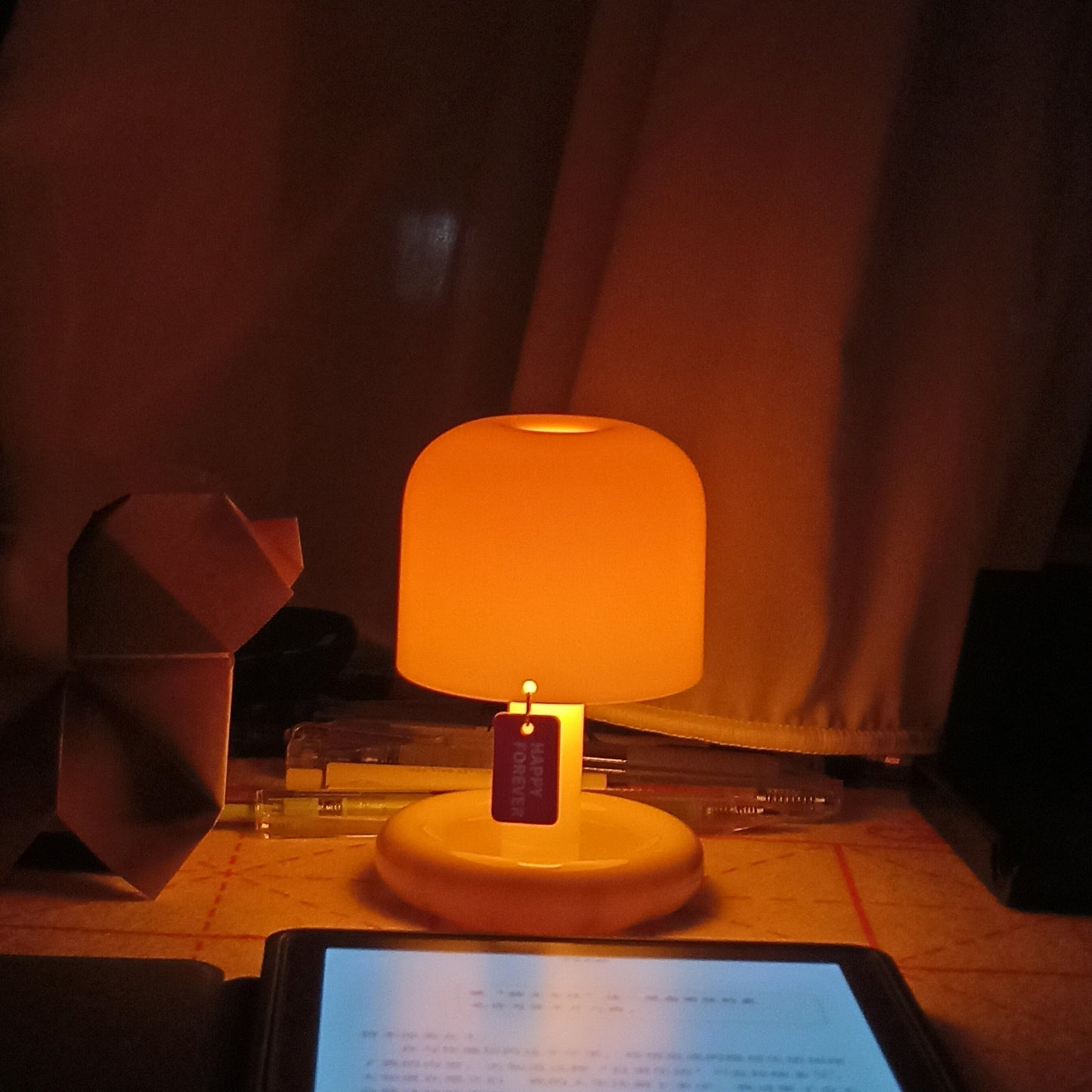 Mini Mushroom Table Lamp With Rounded Base