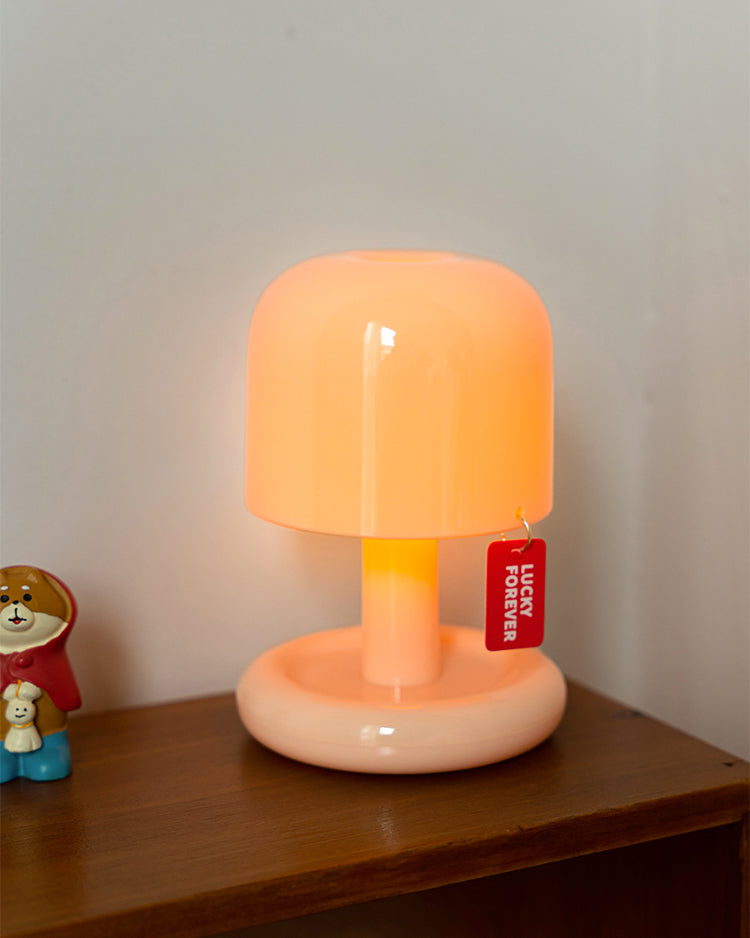 Mini Mushroom Table Lamp With Rounded Base