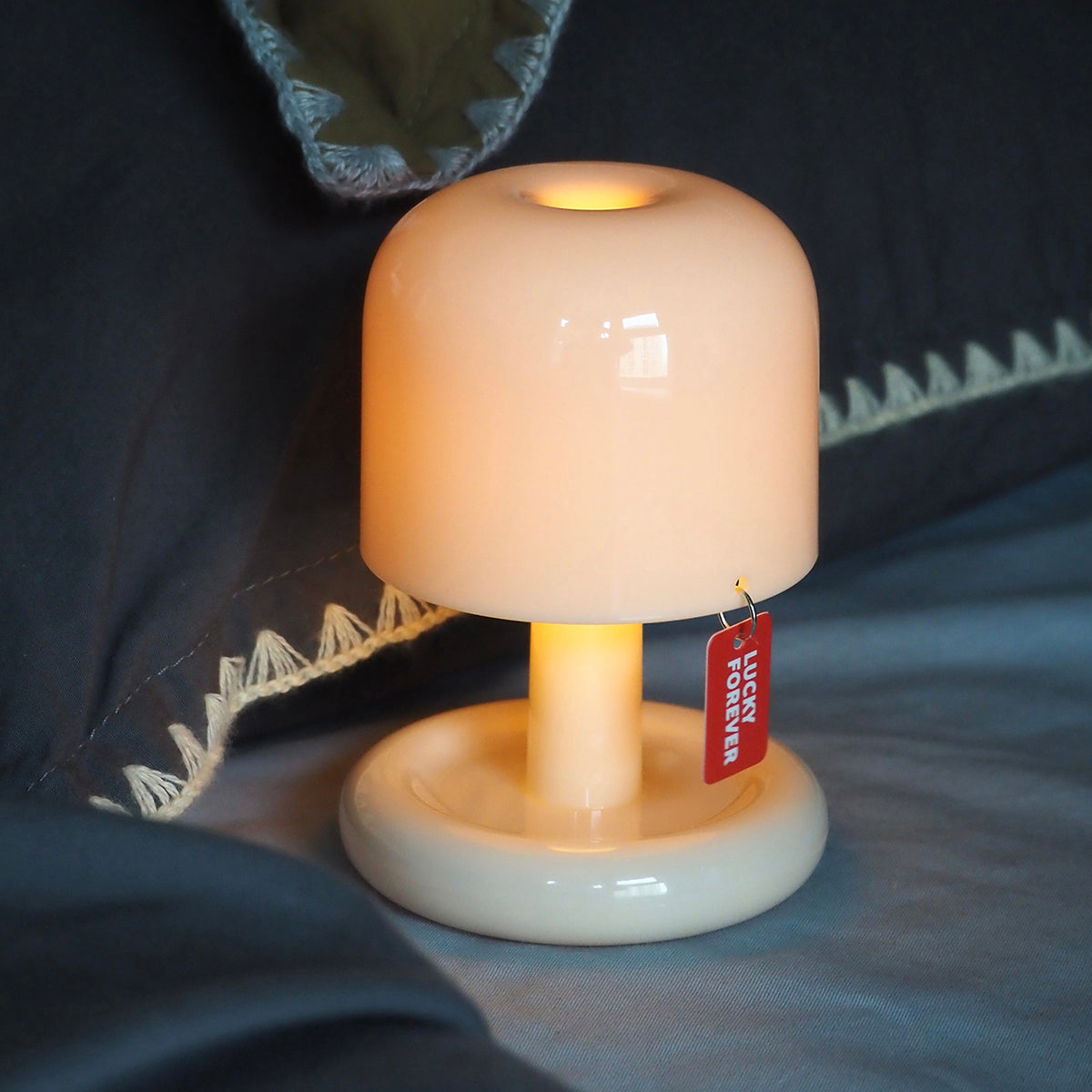 Mini Mushroom Table Lamp With Rounded Base