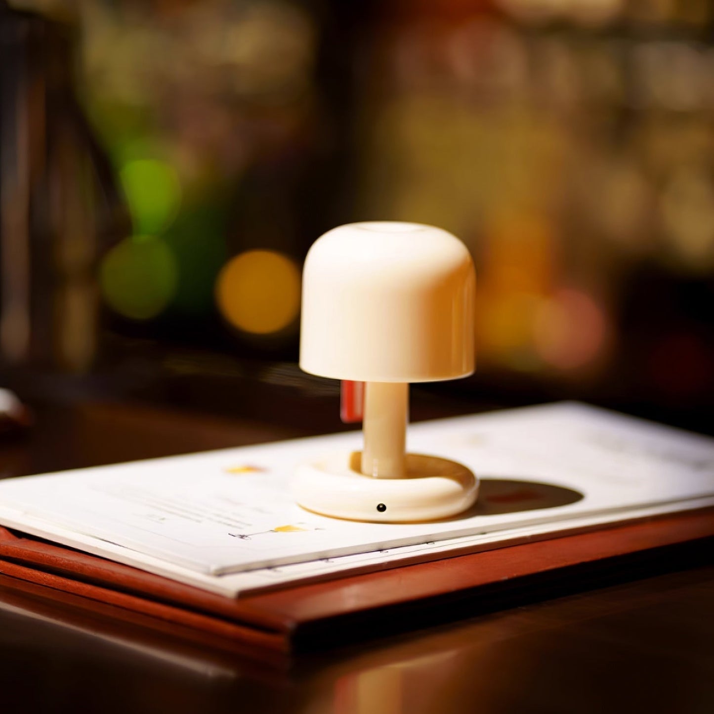 Mini Mushroom Table Lamp With Rounded Base